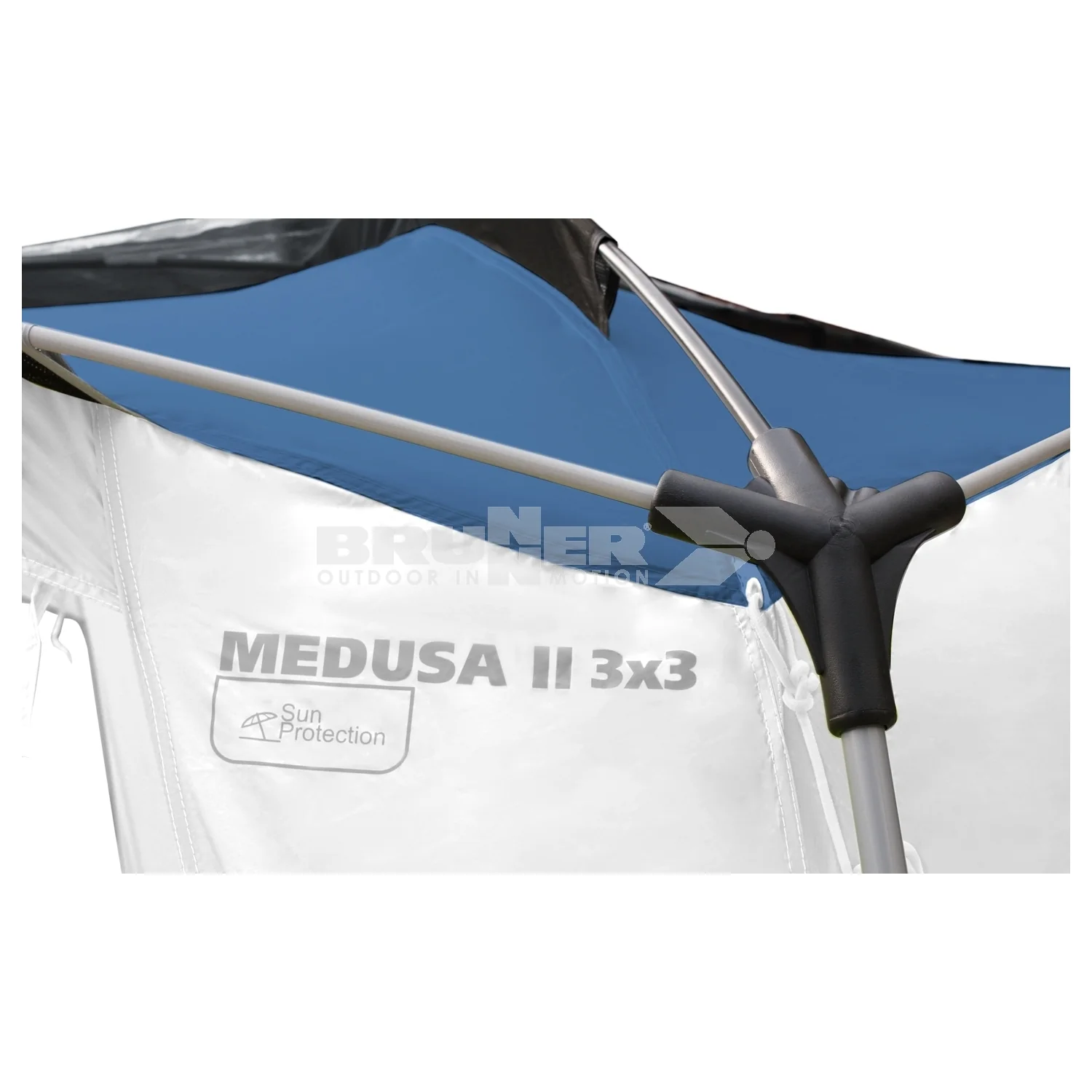 BRUNNER MEDUSA II 3x3 GAZEBO PER OUTDOOR CON MONTAGGIO SEMPLICE E VELOCE - Image 4