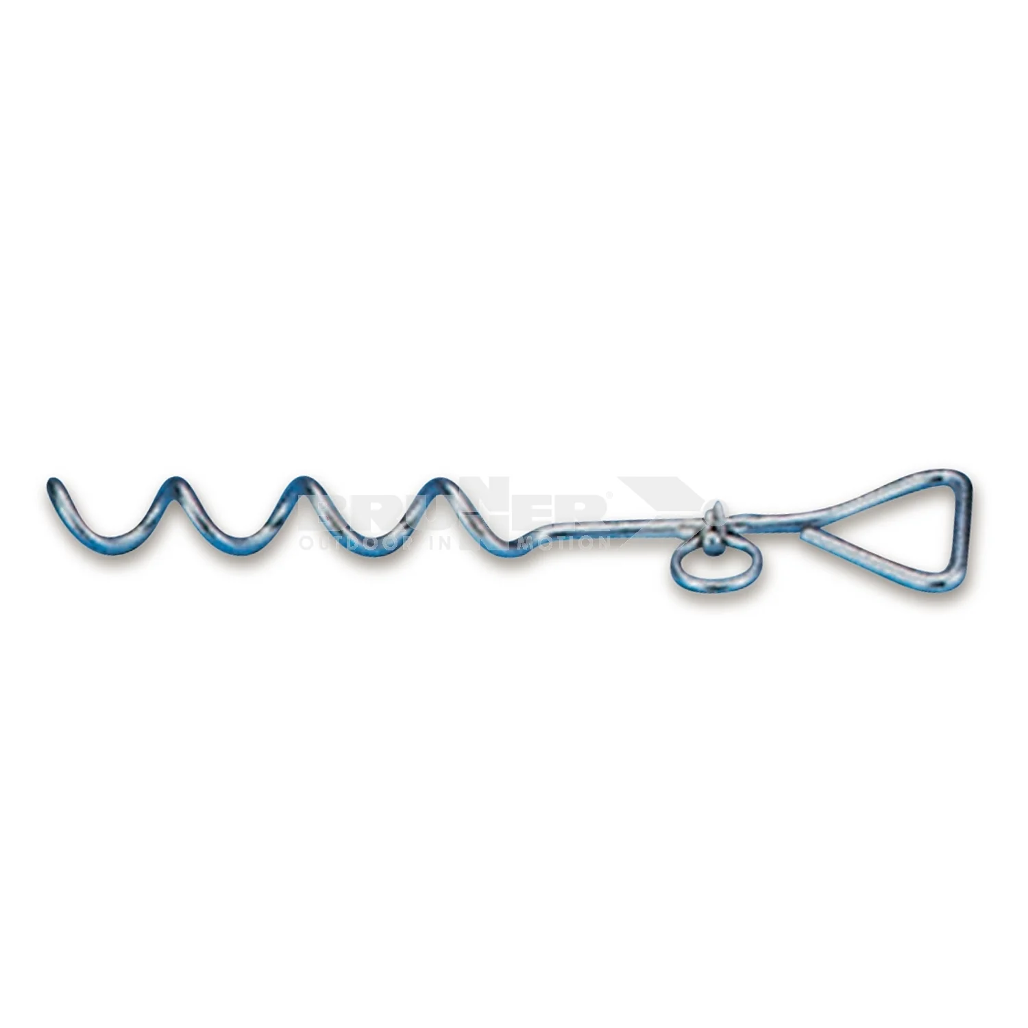 BRUNNER ELIX PICCHETTO di ancoraggio 42 cm x Ø 8 mm in acciaio zincato, con anello di fissaggio