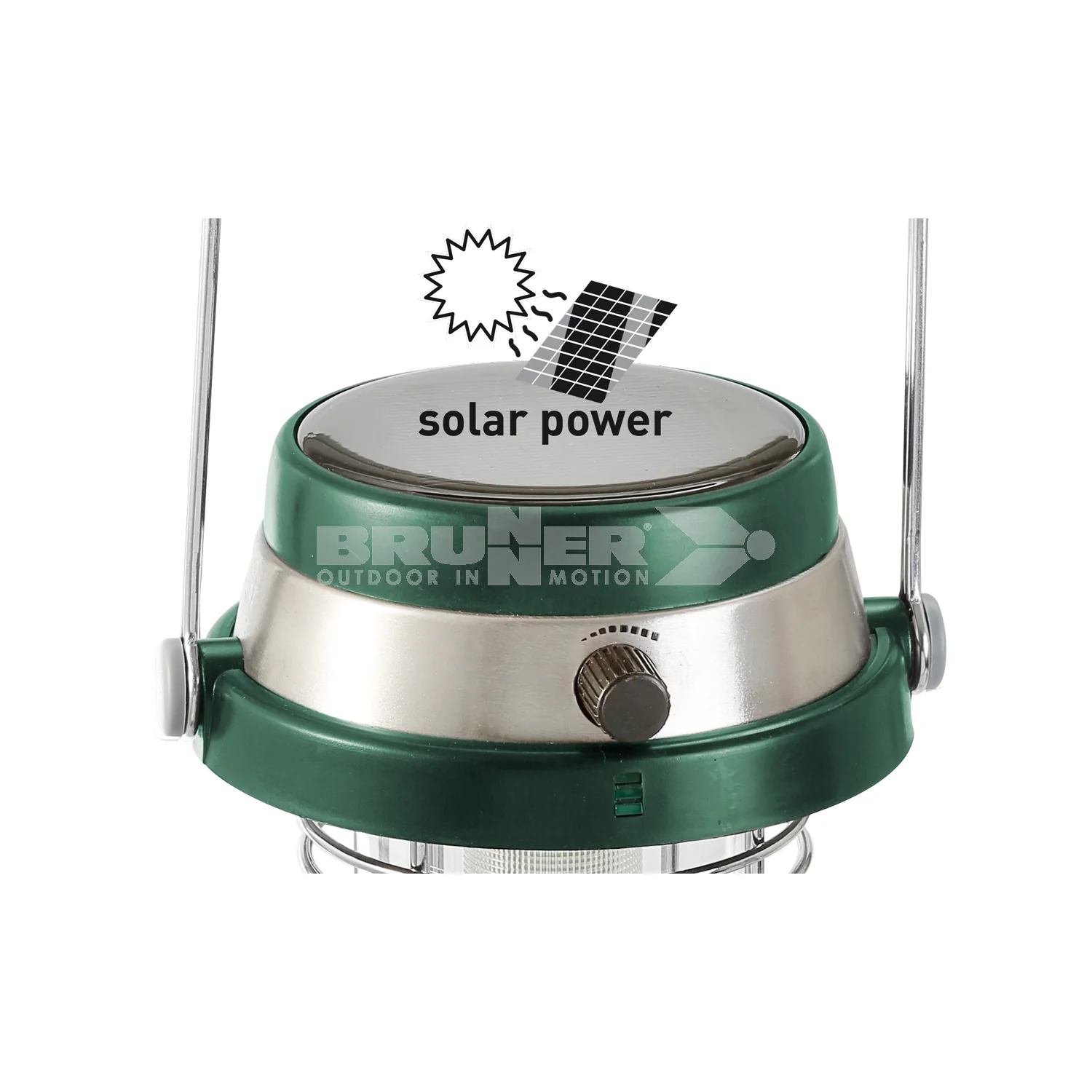 BRUNNER GEMINI LANTERNA DA CAMPEGGIO E TENDA A LED SOLARE RICARICABILE - Image 2