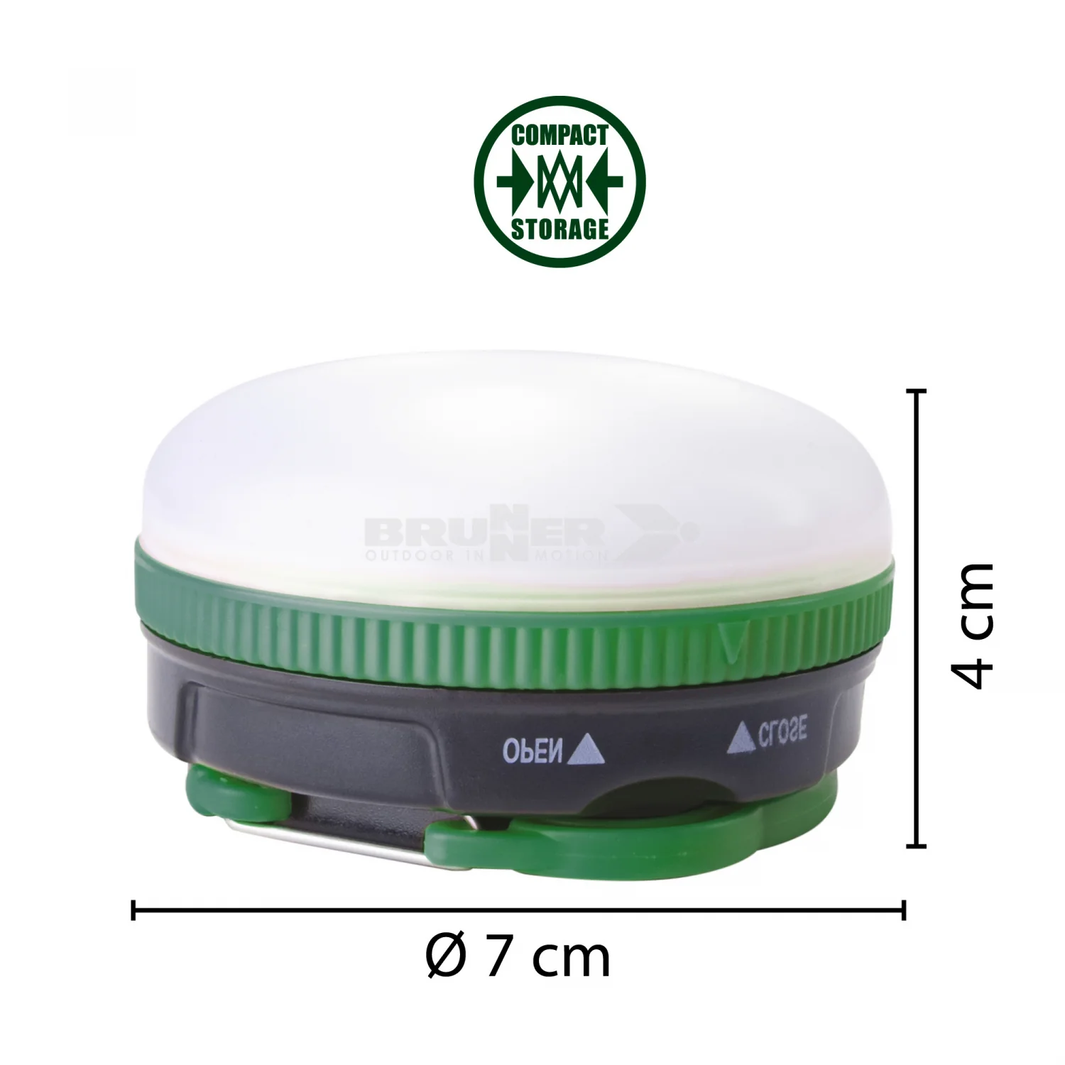 BRUNNER NOCTILUS LAMPADA LED DA 140 LUMEN CON GANCIO PIEGHEVOLE - Image 2