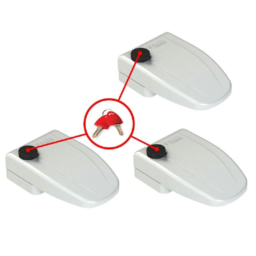 FIAMMA SAFE DOOR 3 SET DA 3 SERRATURE PER CAMPER E CARAVAN - COLORE: WHITE