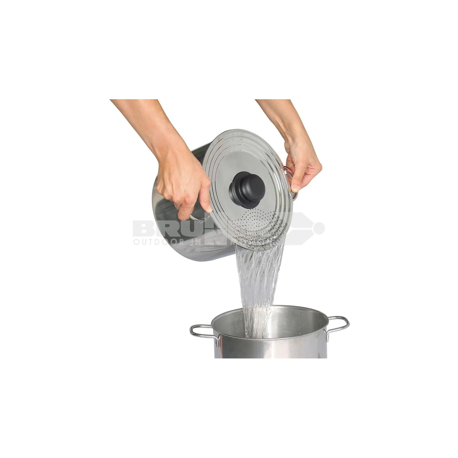 BRUNNER UNILID COPERCHIO SPECIALE SCOLAPASTA PER PENTOLE DIAMETRO DA 16 A 22cm - Image 2