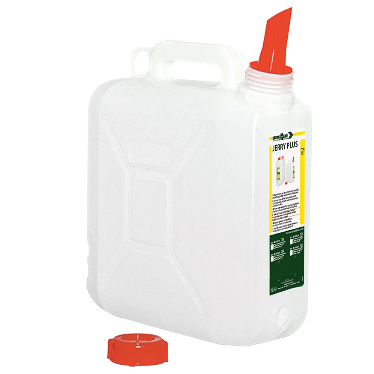 BRUNNER JERRY PLUS Tanica in robusta plastica alimentare con foro per appenderla e rubinetto regolabile ON/OFF - Disponibile in 2 litraggi 10 20LT - Image 2