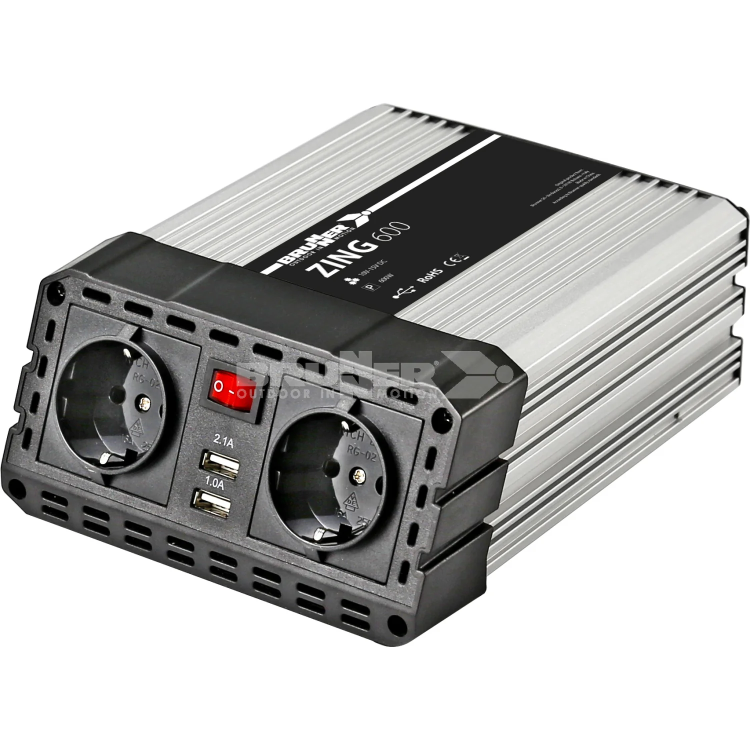 BRUNNER ZING 600 INVERTER A ONDA SINUSOIDALE MODIFICATA DA 600W