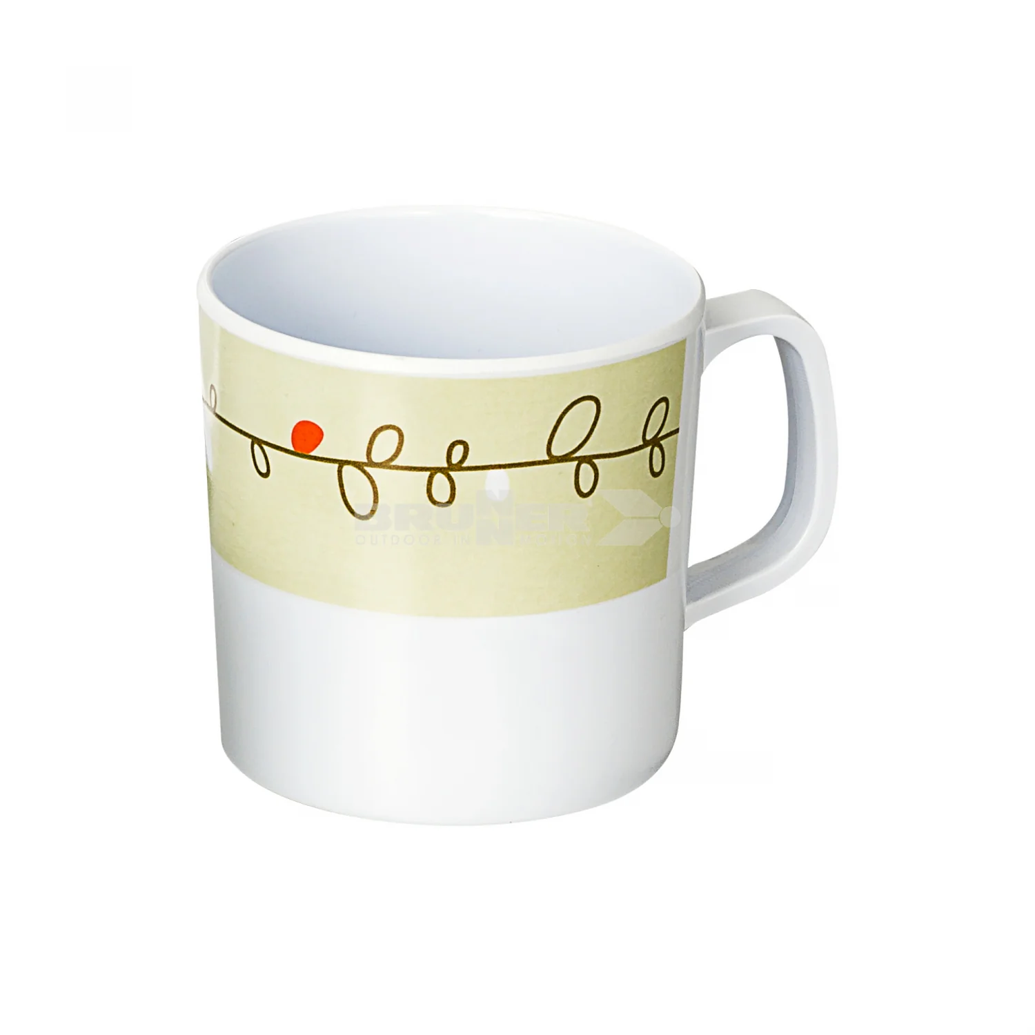BRUNNER MELAMINE SET ESPRIT SET PIATTI E TAZZE COMPOSTO DA 16 PEZZI IN RESISTENTE MELAMINA - Image 4