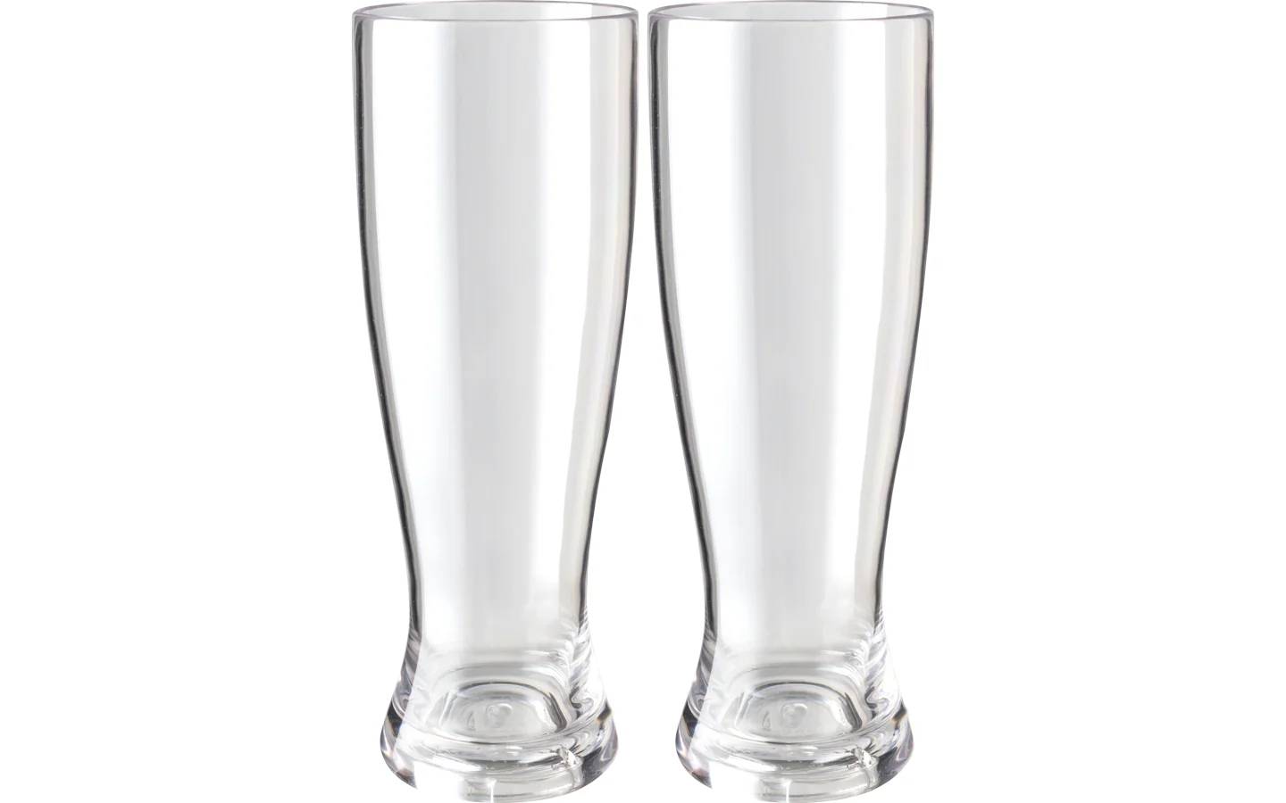 BRUNNER WEIZEN SET 2 PEZZI BICCHIERI DA BIRRA IN RESISTENTE POLICARBONATO
