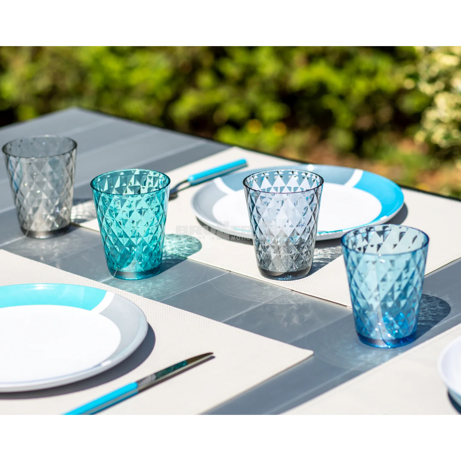BRUNNER DIAMOND SET DI BICCHIERI DA 4PZ ALTAMENTE RESISTENTI - Image 2