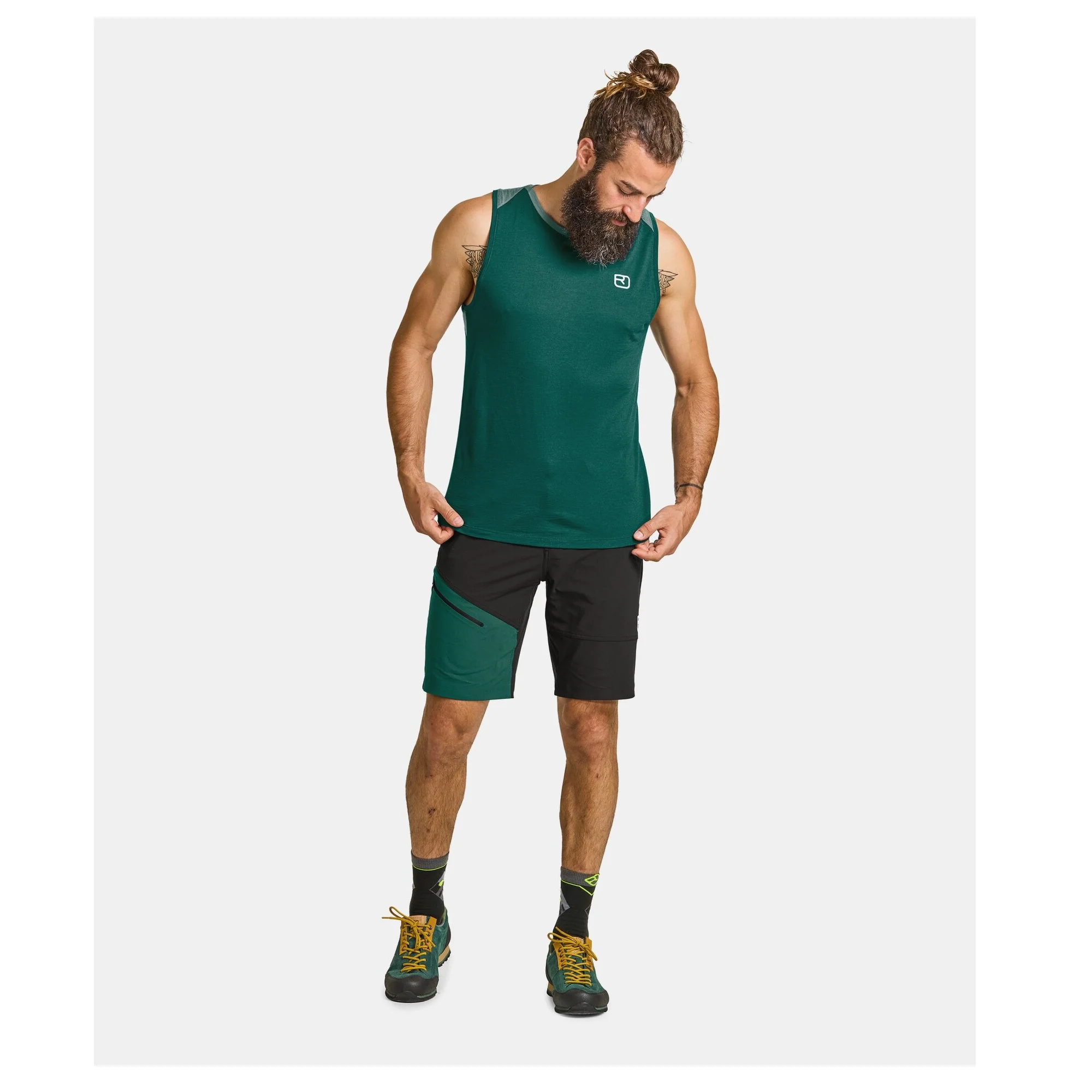 120 ORTOVOX TEC FAST MOUNTAIN TOP M CANOTTA UOMO SPALLA LARGA IN LANA MERINO - DISPONIBILE IN 2 COLORI - Image 8