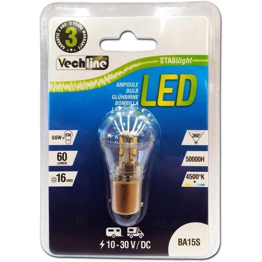 VECHLINE LAMPADINA DI RICAMBIO A LED 12V BA15S 60 LUMEN - Image 2
