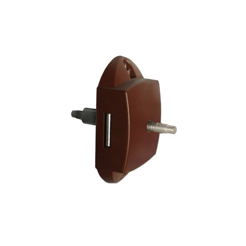 SERRATURA PUSH - LOCK BAGNO MARRONE