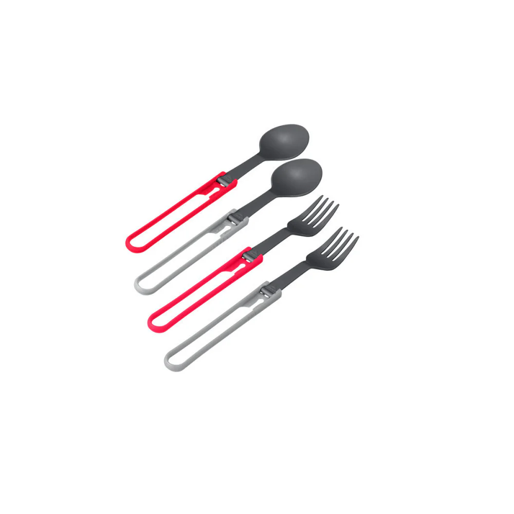 Msr Kit posate pirghevoli leggere 4 pz Folding Spork (colori assortiti) - Image 2