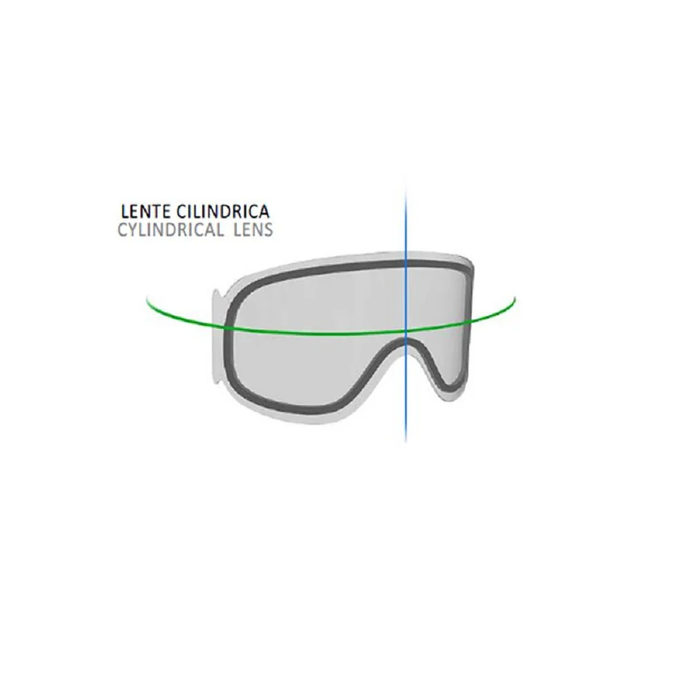 SALICE MASHERA DA SCI 604DAF CON DOPPIO ANTIFOG - COLORE: BIANCO/ORO LENTE AMBRA - Image 2