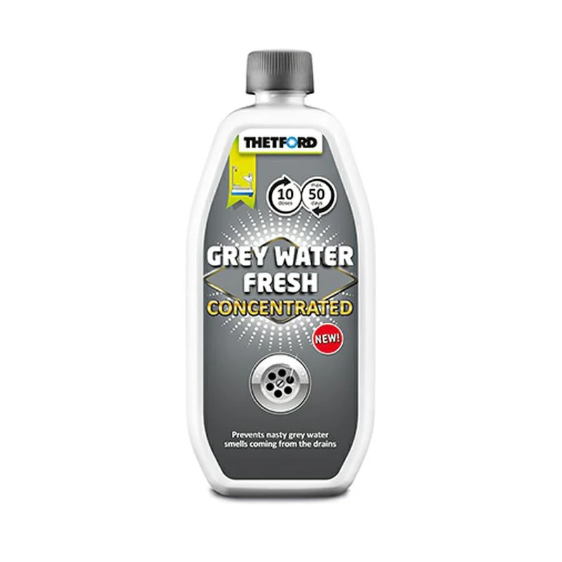 THETFORD GREY WATER FRESH CONCENTRATED 800 ML LIQUIDO ELIMINA ODORI PER SERBATOI CAMPER E CARAVAN - IN PROMOZIONE!
