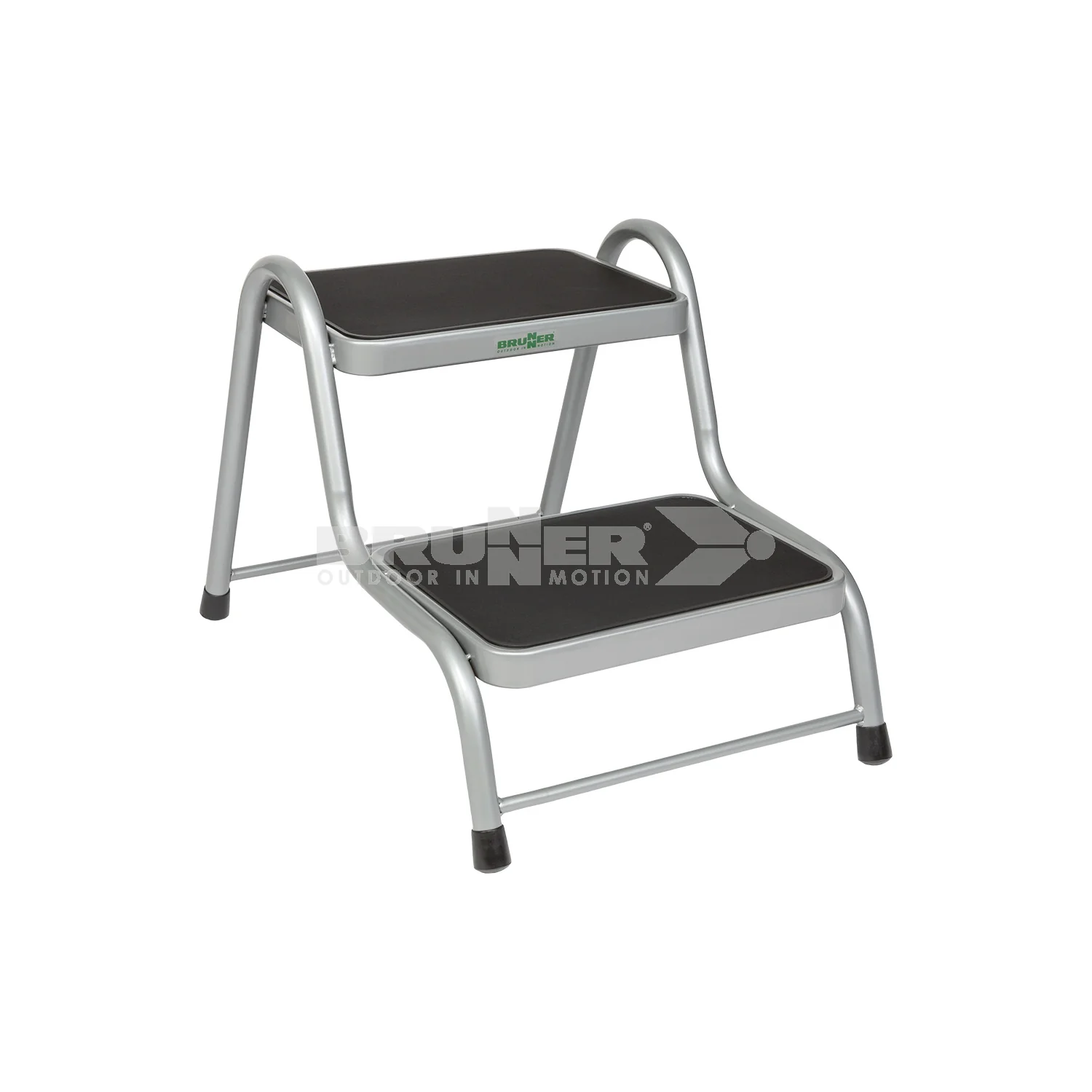 BRUNNER KING STEP DOUBLE Gradino di entrata doppio con stabile struttura in acciaio - Disponibile in 2 colori - Image 2