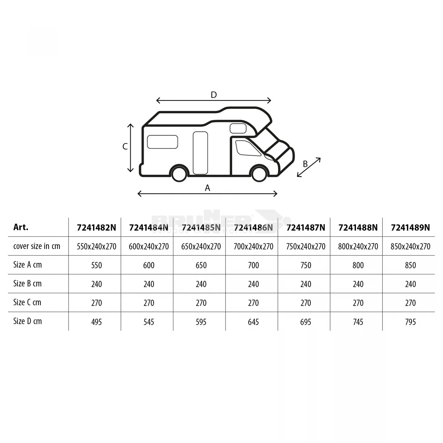 BRUNNER COPERTURA CAMPER COVER  6M - PROMO TUTTE LE MISURE E CON SPEDIZIONE GRATUITA - Image 4