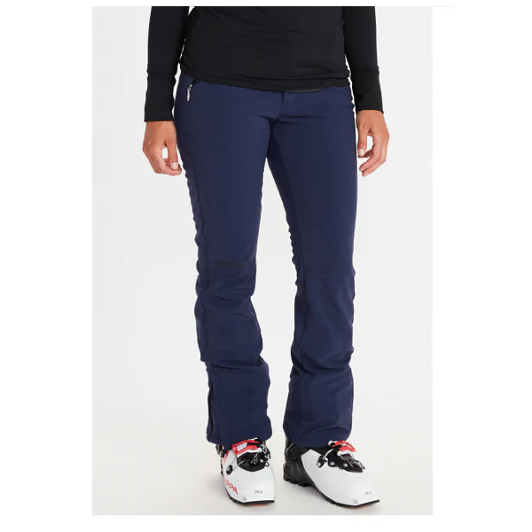 MARMOT WOMEN'S KATE PANT PANTALONI LUNGHI DONNA SOFTSHELL INVERNALI CALDI BLU SCURO - Image 3