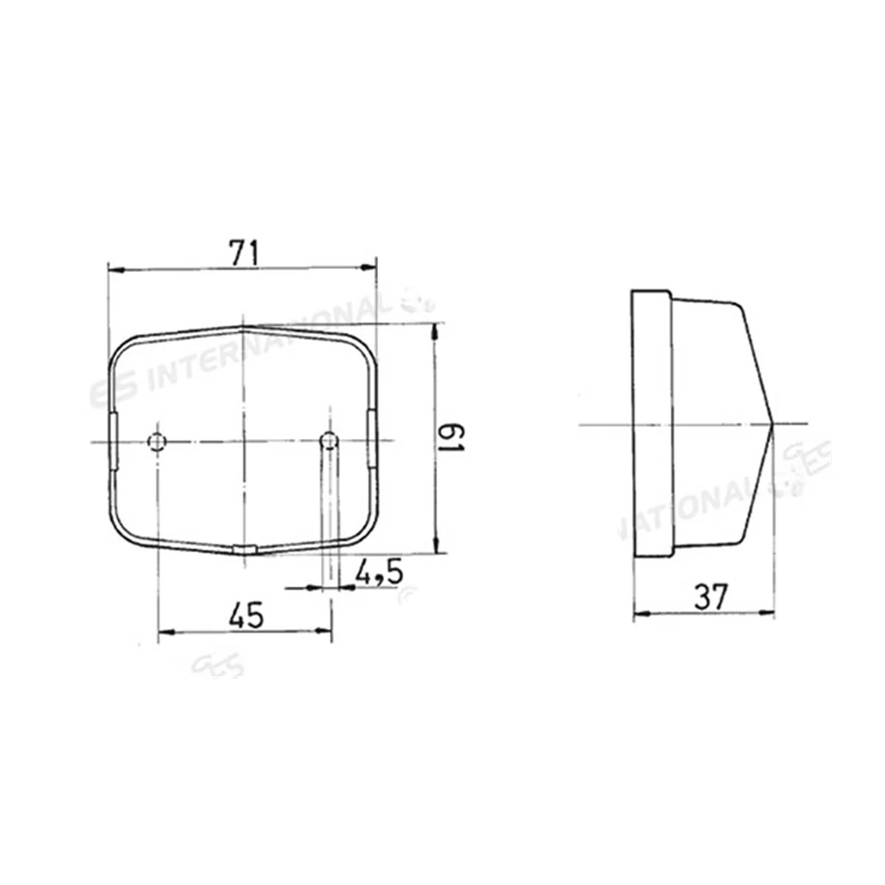 JOKON SPL 115s/12V LUCE INGOMBRO LATERALE BIFACCIALE - Image 2