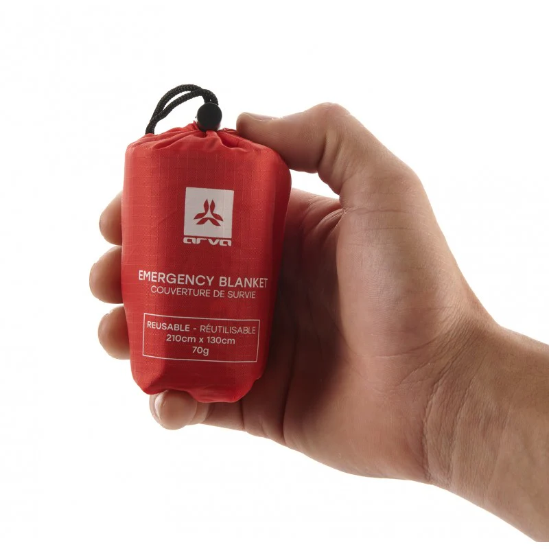 ARVA EMERGENCY BLANKET 70G COPERTA D'EMERGENZA LEGGERA E COMPATTA RIUTILIZZABILE - Image 2