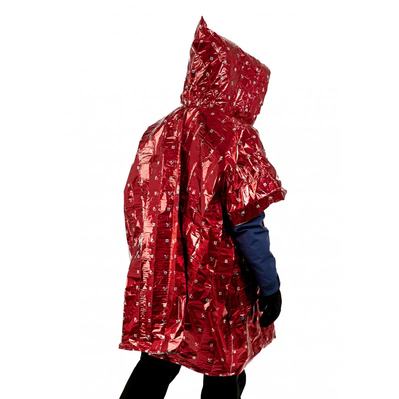 ARVA EMERGENCY PONCHO 80G PONCHO D'EMERGENZA ISOLANTE RIUTILIZZABILE - Image 2