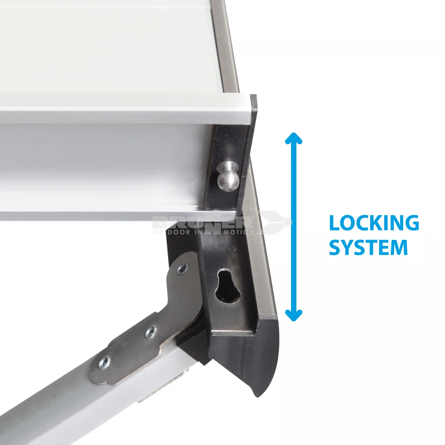 BRUNNER ACCELERATE COMPACK 4 TAVOLO IN ALLUMINIO CON PIANO ARROTOLABILE ULTRACOMPATTO - Image 2