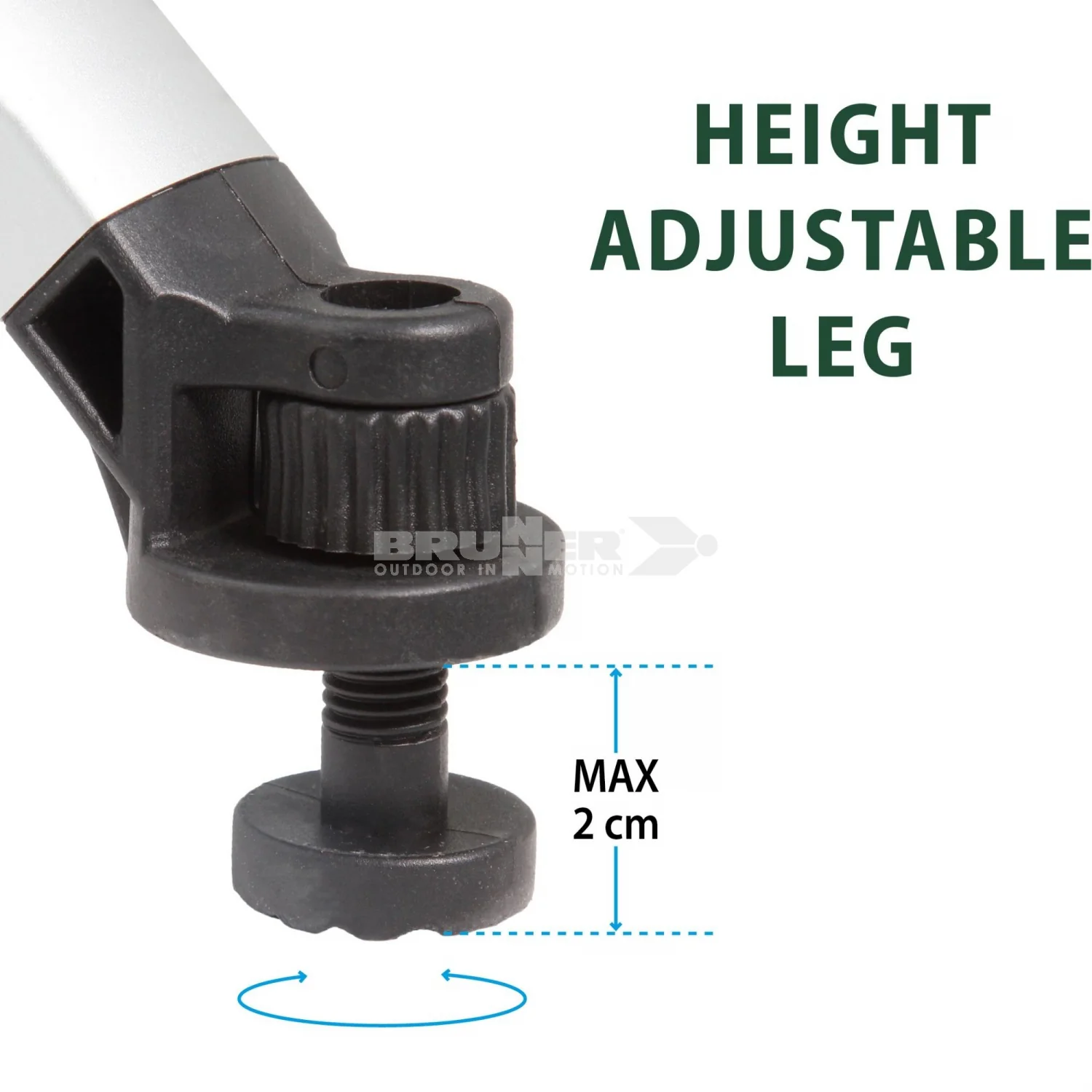BRUNNER ACCELERATE TAVOLO IN ALLUMINIO CON PIANO ARROTOLABILE COMPATTO E LEGGERO - DISPONIBILE IN 2 MISURE - Image 10