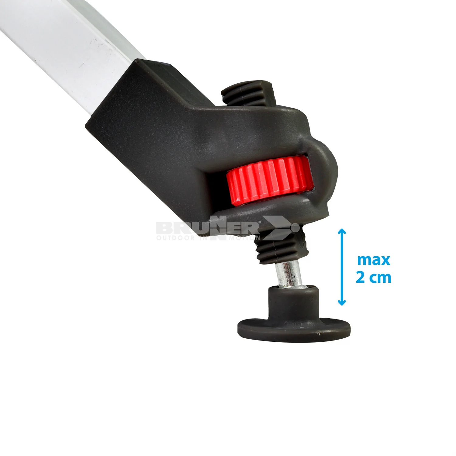 BRUNNER AZABACHE CT CROSS SQUARE Armadio multifunzionale dotato di 2 scomparti separati e ripiano di lavoro in alluminio resistente - Image 8