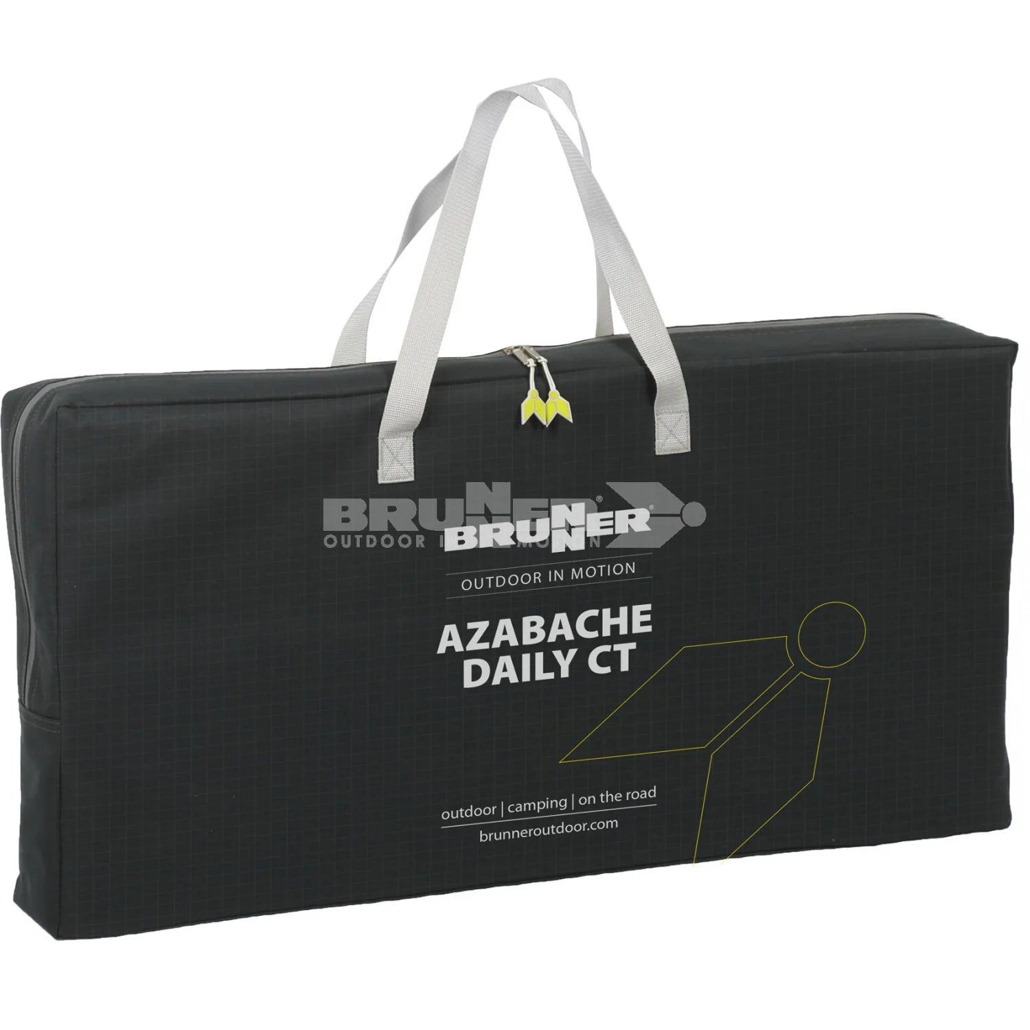 BRUNNER AZABACHE DAILY CT ROBUSTO MOBILETTO DA CAMPEGGIO RICHIUDIBILE A 4 SCOMPARTI - Image 9