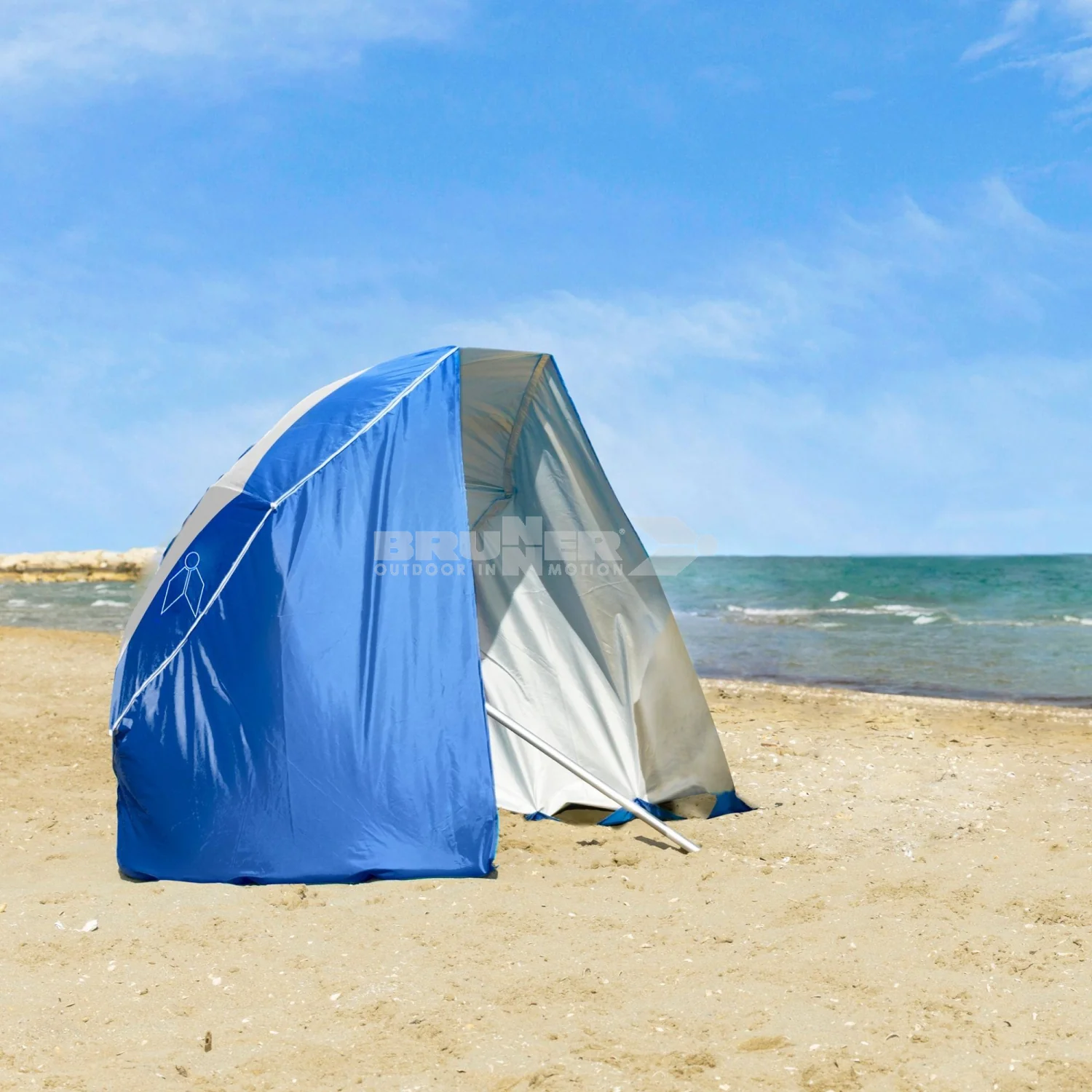 BRUNNER BEACH PARSOL XL OMBRELLONE CON PARETI LATERALI UPF 50+ - DISPONIBILE IN 2 COLORI - Image 3