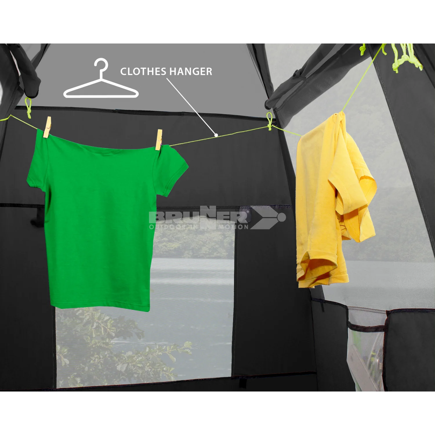 BRUNNER CABINA II NG PRATICA TENDA/CABINA IDEALE PER CAMPEGGIO - Image 8