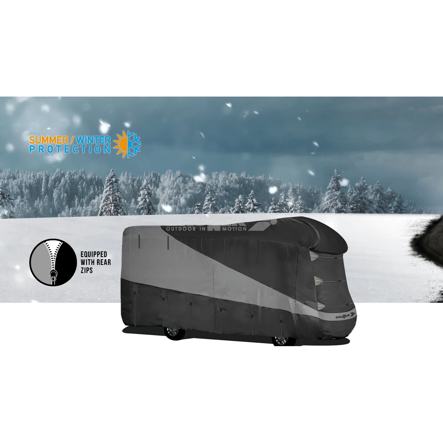BRUNNER CAMPER COVER DESIGN 12M COPERTURA A 4 STRATI PER CAMPER ANTIGRAFFIO - PROMO TUTTE LE MISURE E CON SPEDIZIONE GRATUITA - Image 5