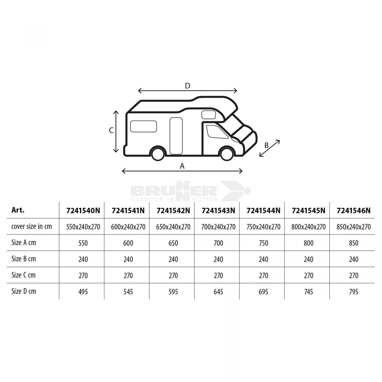 BRUNNER CAMPER COVER DESIGN 12M COPERTURA A 4 STRATI PER CAMPER ANTIGRAFFIO - PROMO TUTTE LE MISURE E CON SPEDIZIONE GRATUITA - Image 6