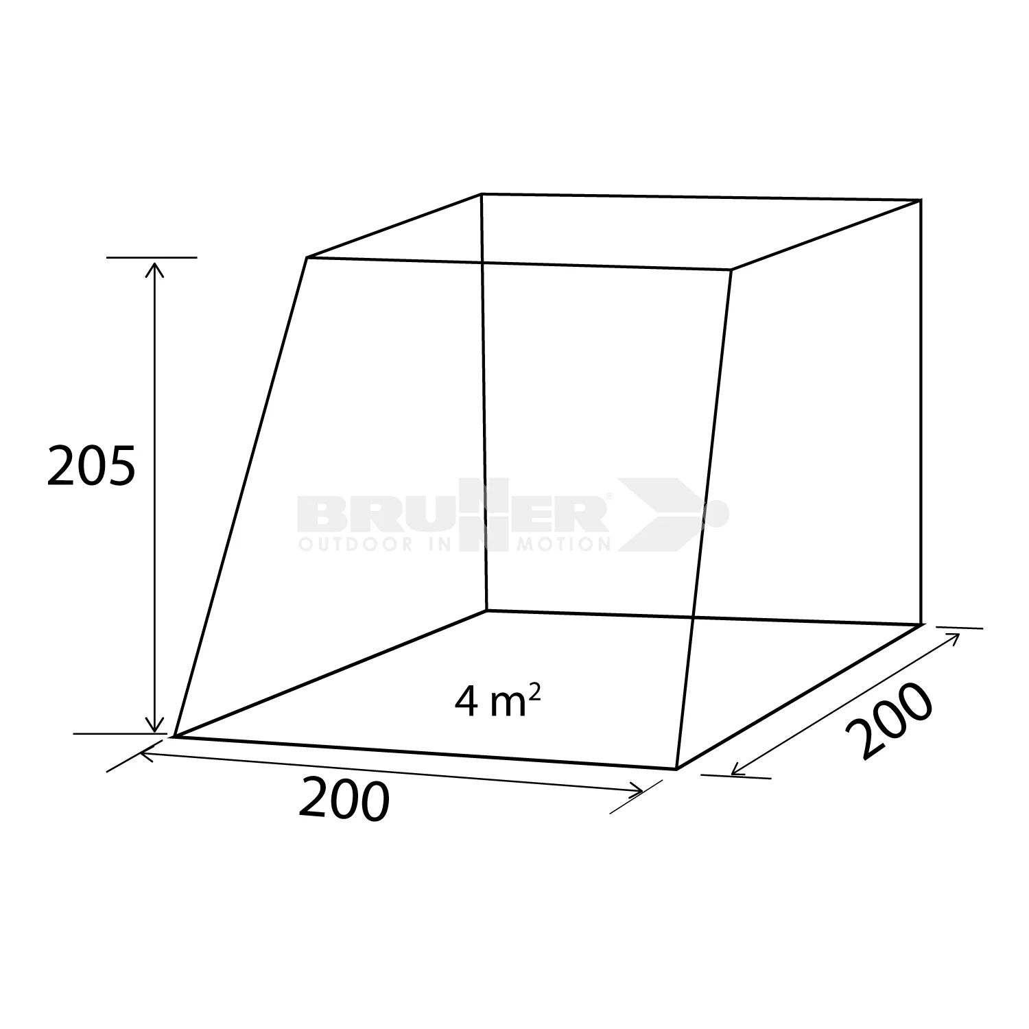 BRUNNER COMET TENDA PER PORTELLONE POSTERIORE FURGONATO VW T5 T6 - Image 5