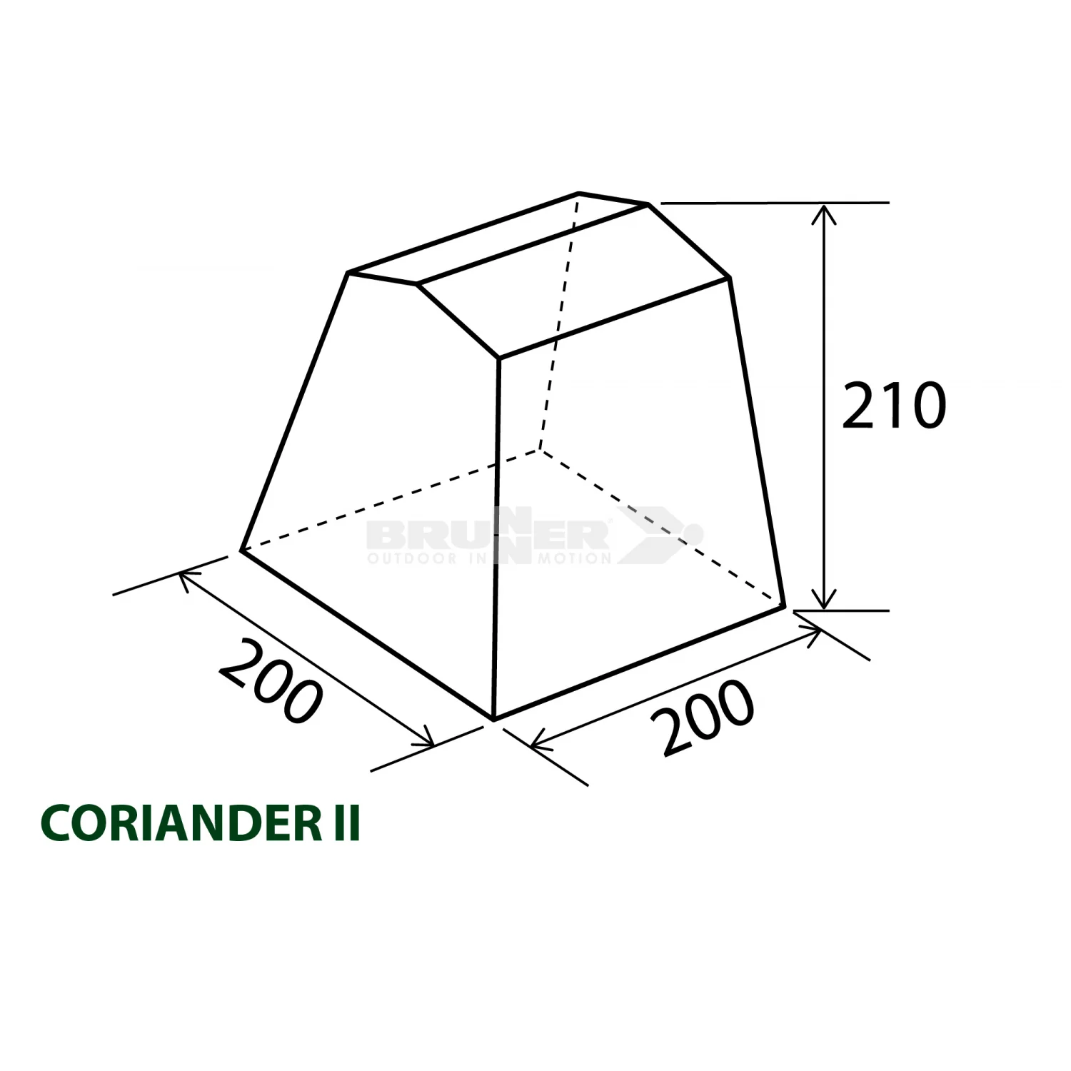 BRUNNER CORIANDER TENDA CUCINA/CUCINOTTO DA CAMPEGGIO - DISPONIBILE IN 2 MISURE - Image 4