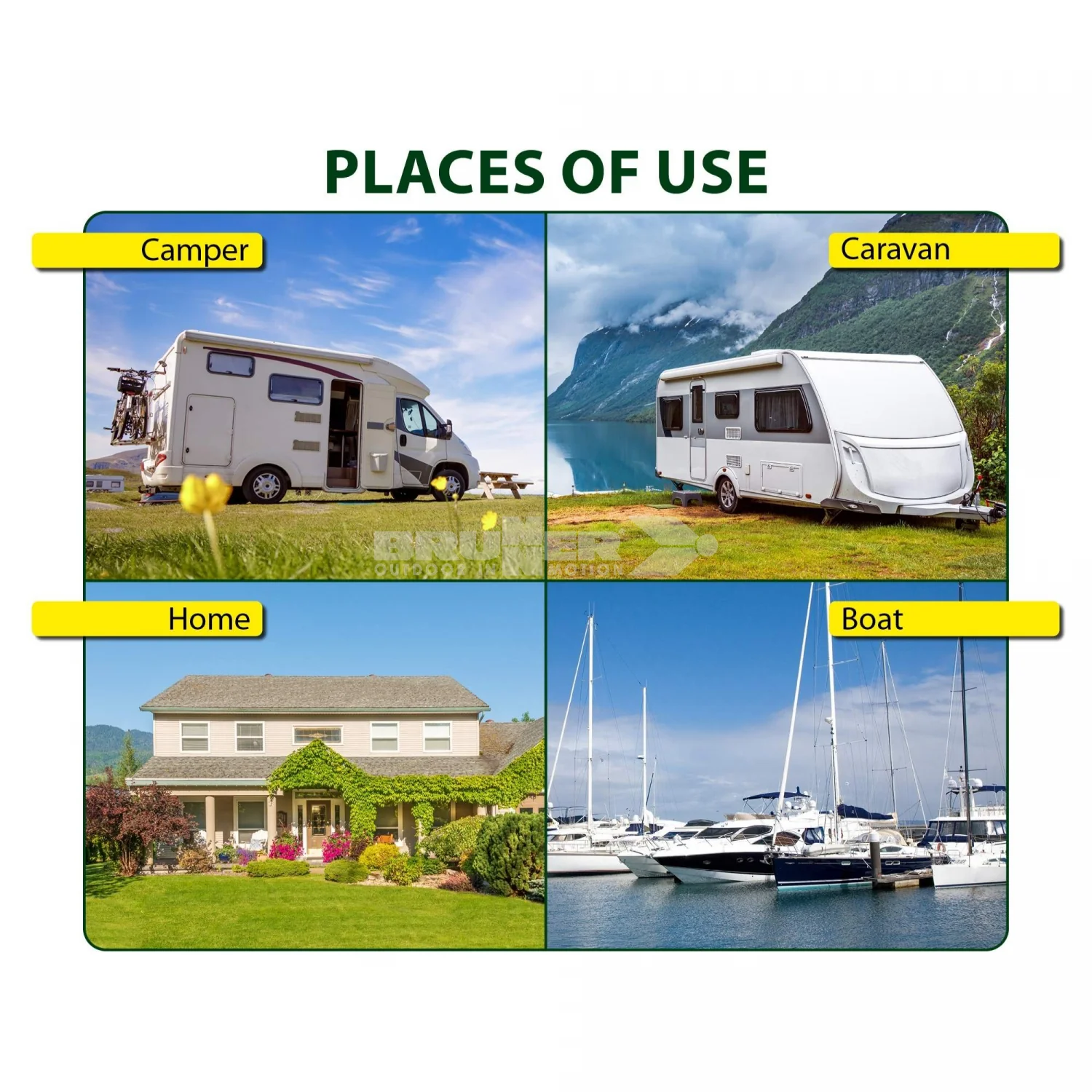 BRUNNER FLEXSPOT LED FARETTO LED DA PARETE 650 LUMENS IDEALE PER CAMPER,CARAVAN E BARCHE - Image 9