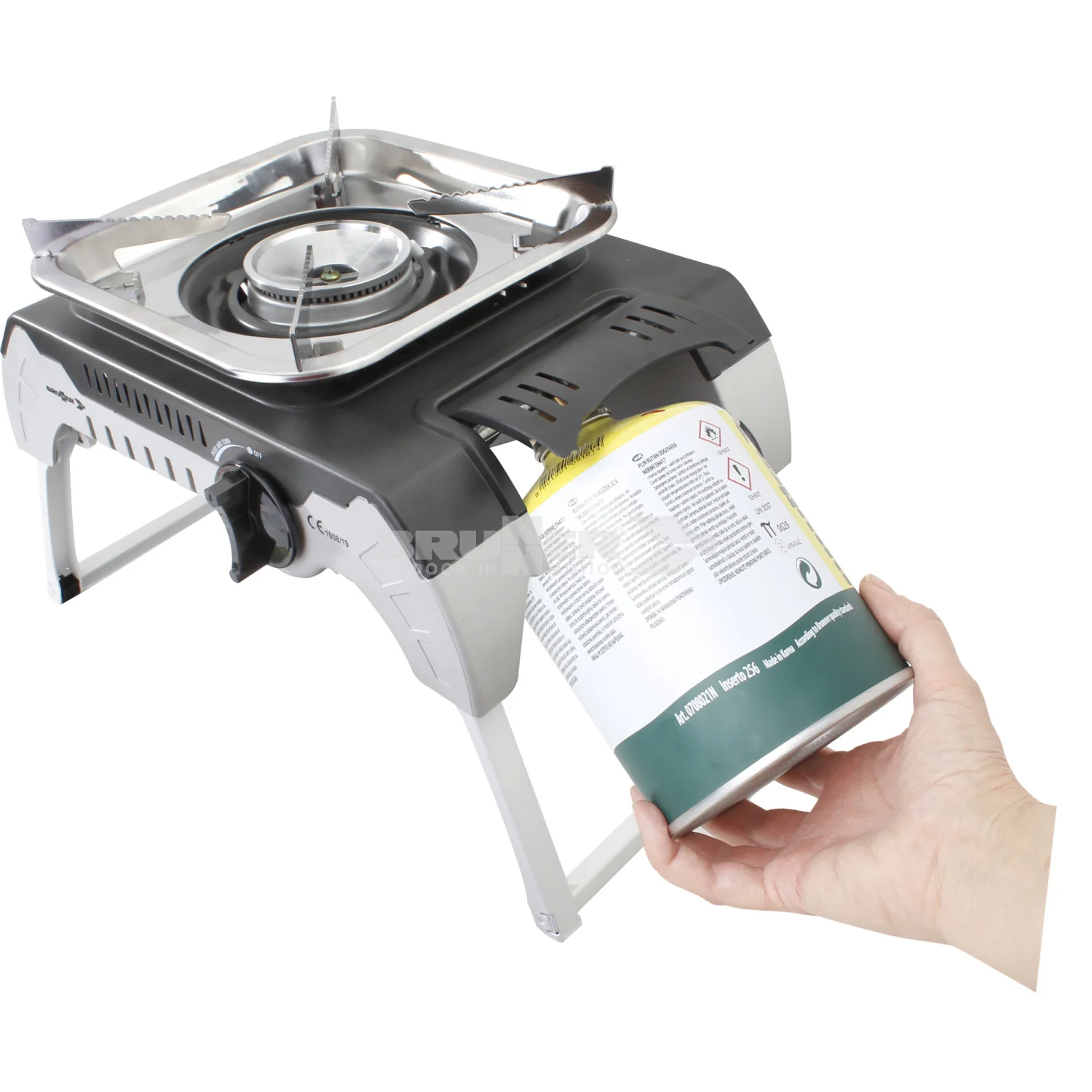 BRUNNER DEVIL 450 FORNELLETTO A GAS PORTATILE DA CAMPEGGIO - Image 3