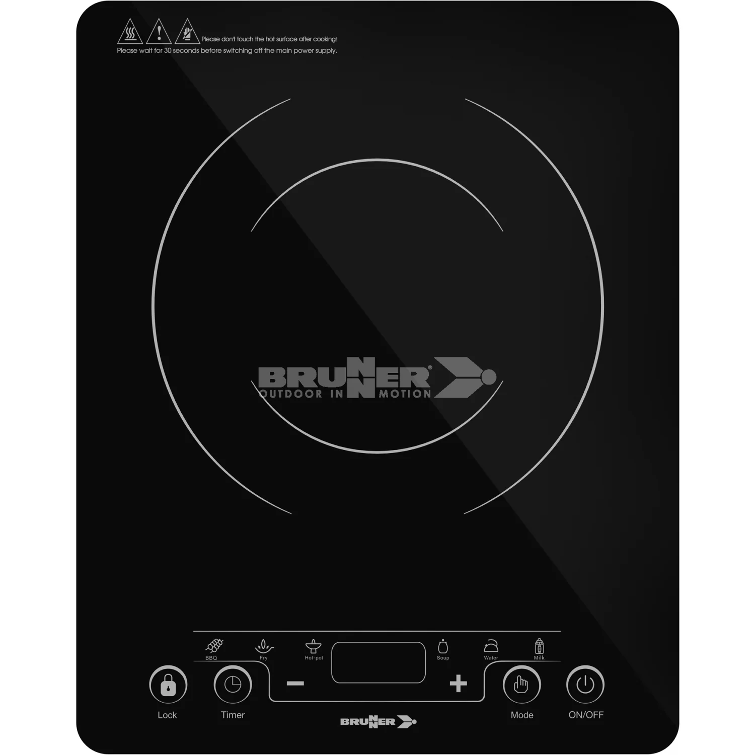 BRUNNER HOT POINT INDUCTION PIASTRA AD INDUZIONE PORTATILE 220V BASSO CONSUMO - Image 3