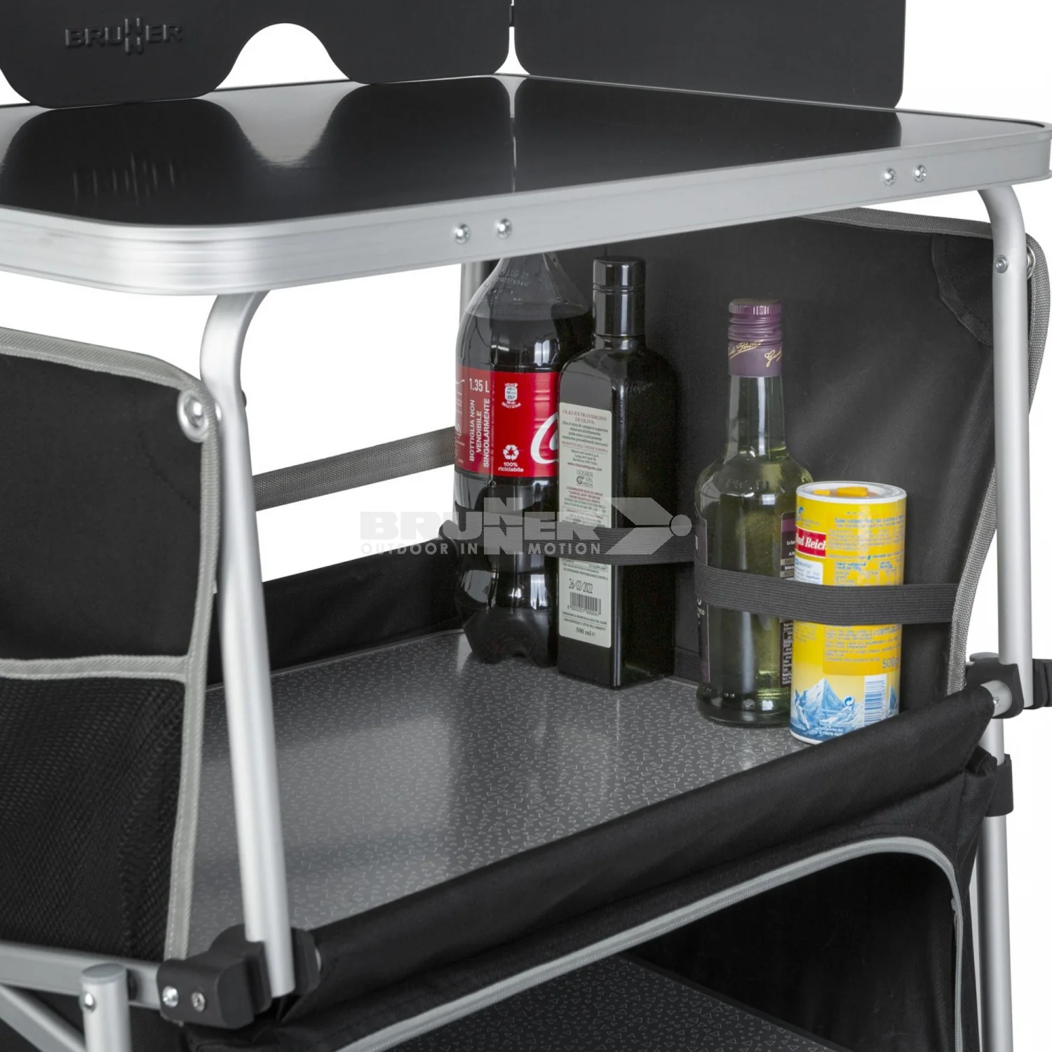 BRUNNER KITCHENETTE MOBILE CUCINA COMPATTO E PIEGHEVOLE CON PIANO DI LAVORO RESISTENTE AL CALORE - Image 2