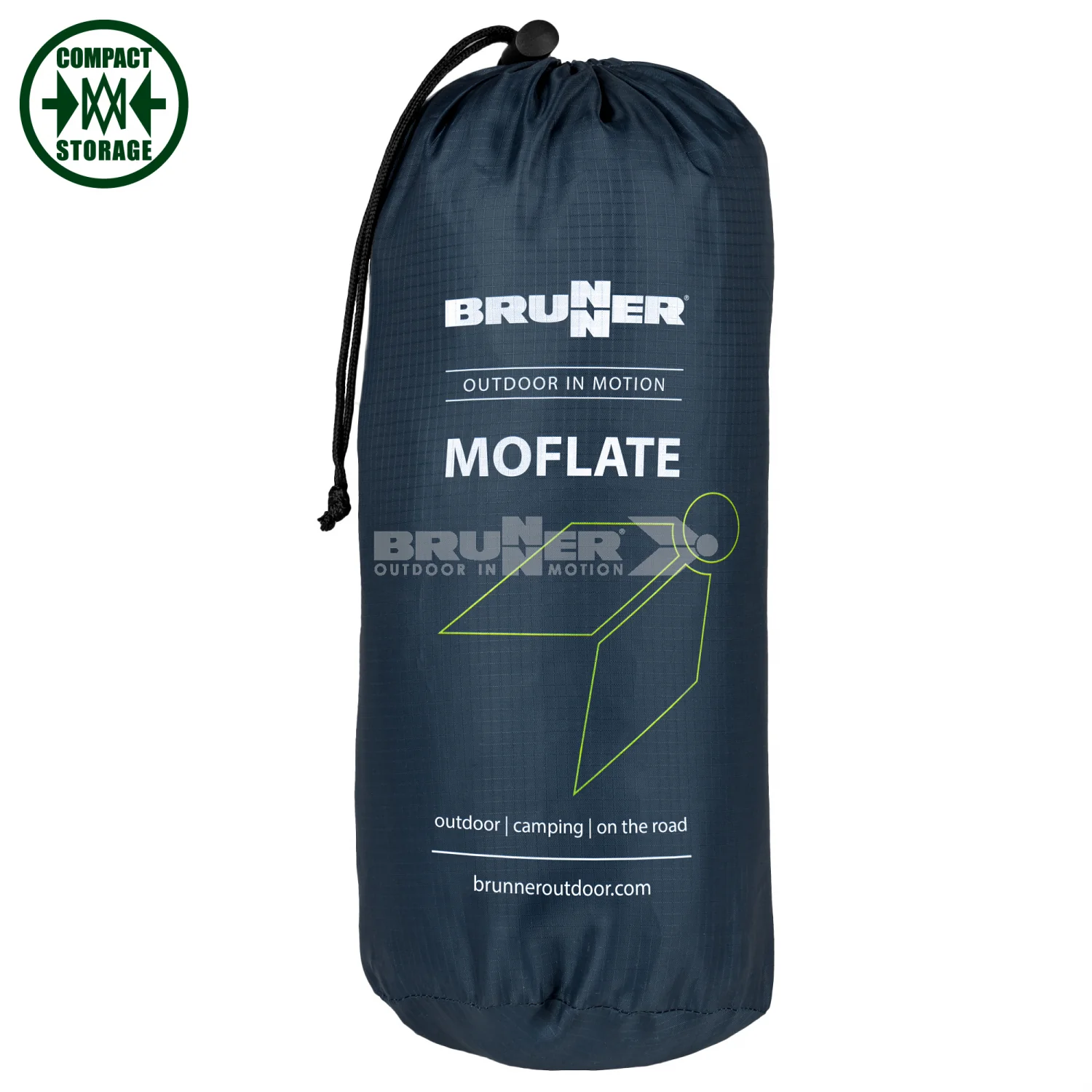 BRUNNER MOFLATE Materassino gonfiabile ultraleggero e super-compatto con pompa di gonfiaggio integrata - Image 6