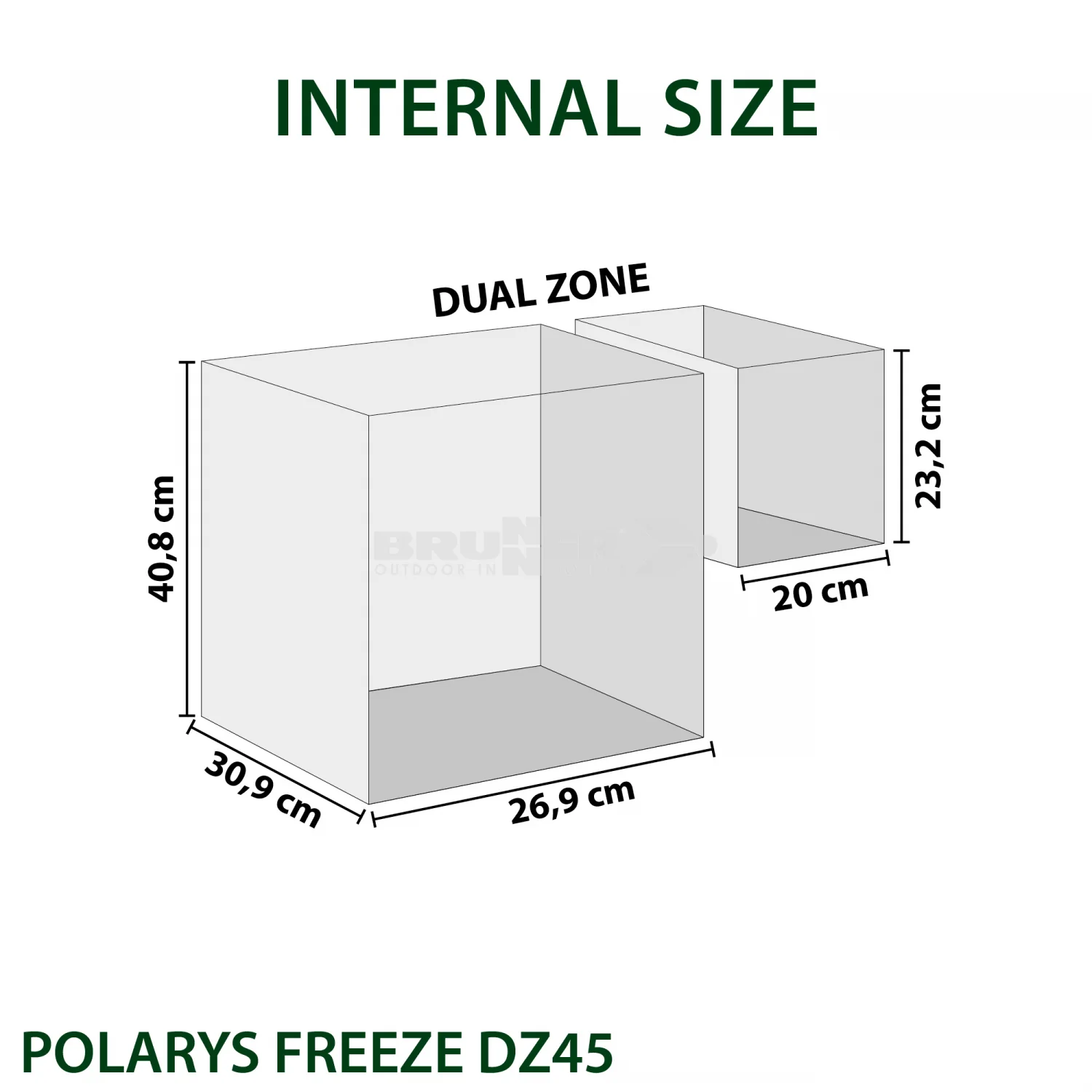 BRUNNER POLARYS FREEZE DZ 45 Frigo/congelatore portatile a compressore Dual Zone - IN PROMOZIONE! - Image 2