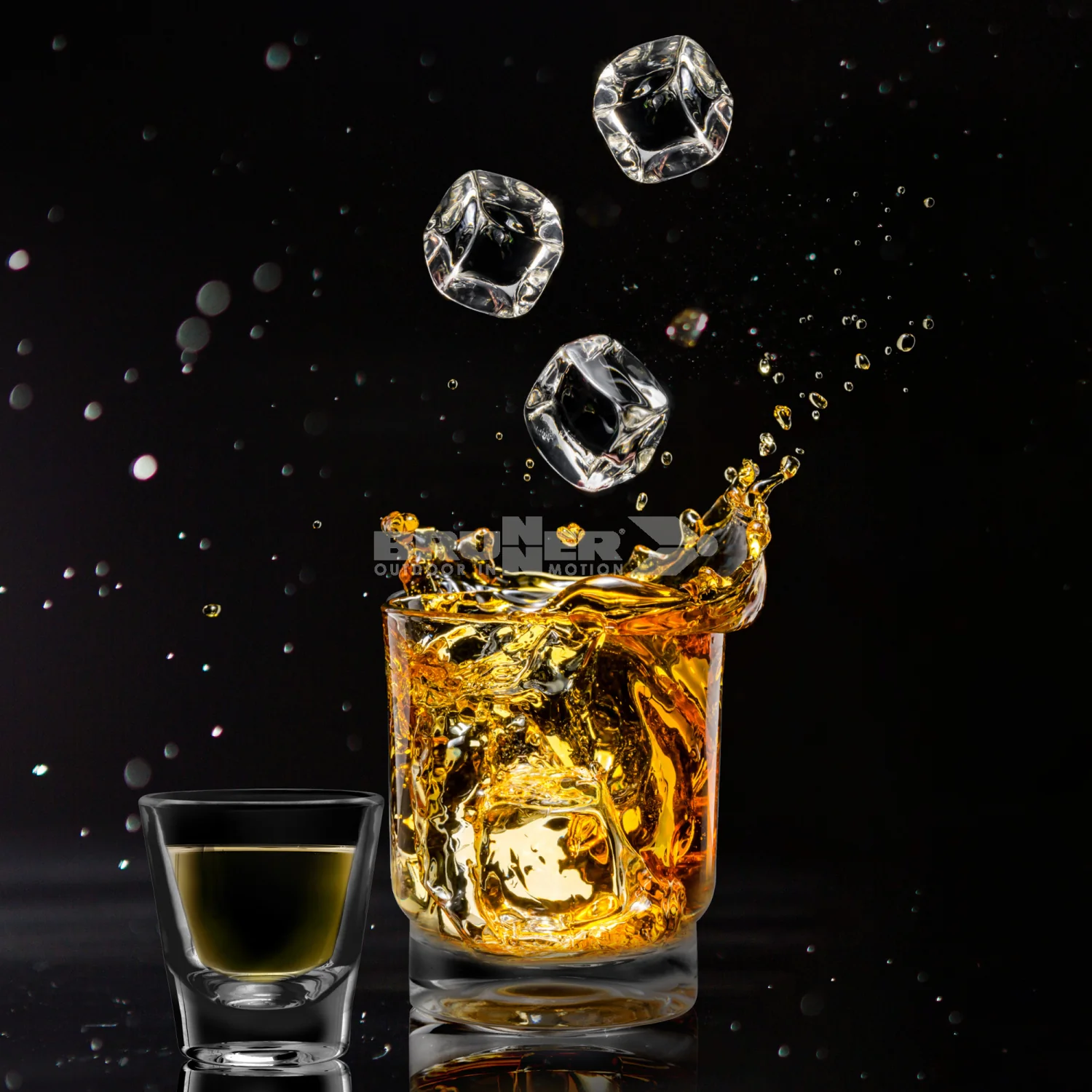 BRUNNER SET GRAPS Set 2 biccherini per grappa in policarbonato alimentare. - Image 4