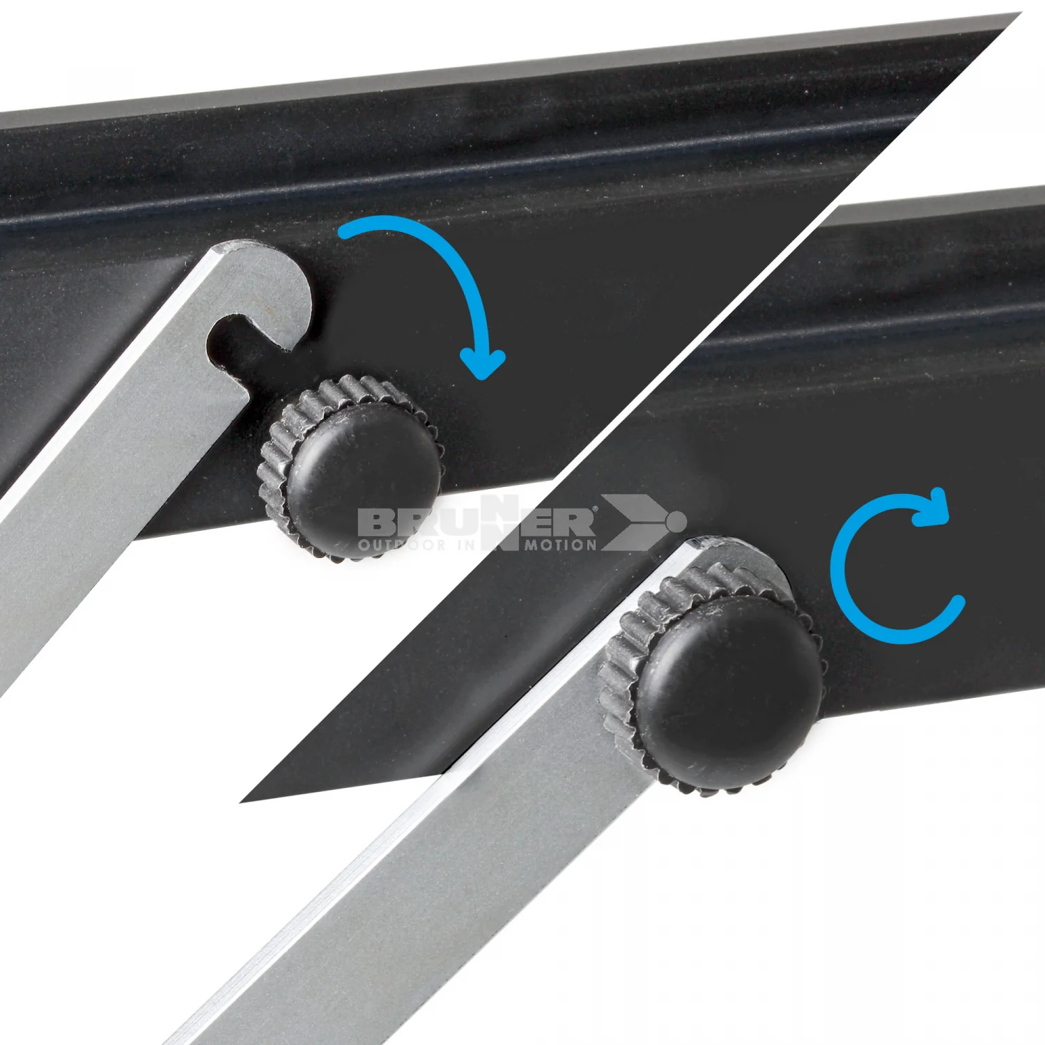 BRUNNER TITANIUM QUADRA 4 NG TAVOLO IN ALLUMINIO PIEGHEVOLE CON PIANO ARROTOLABILE - Image 4