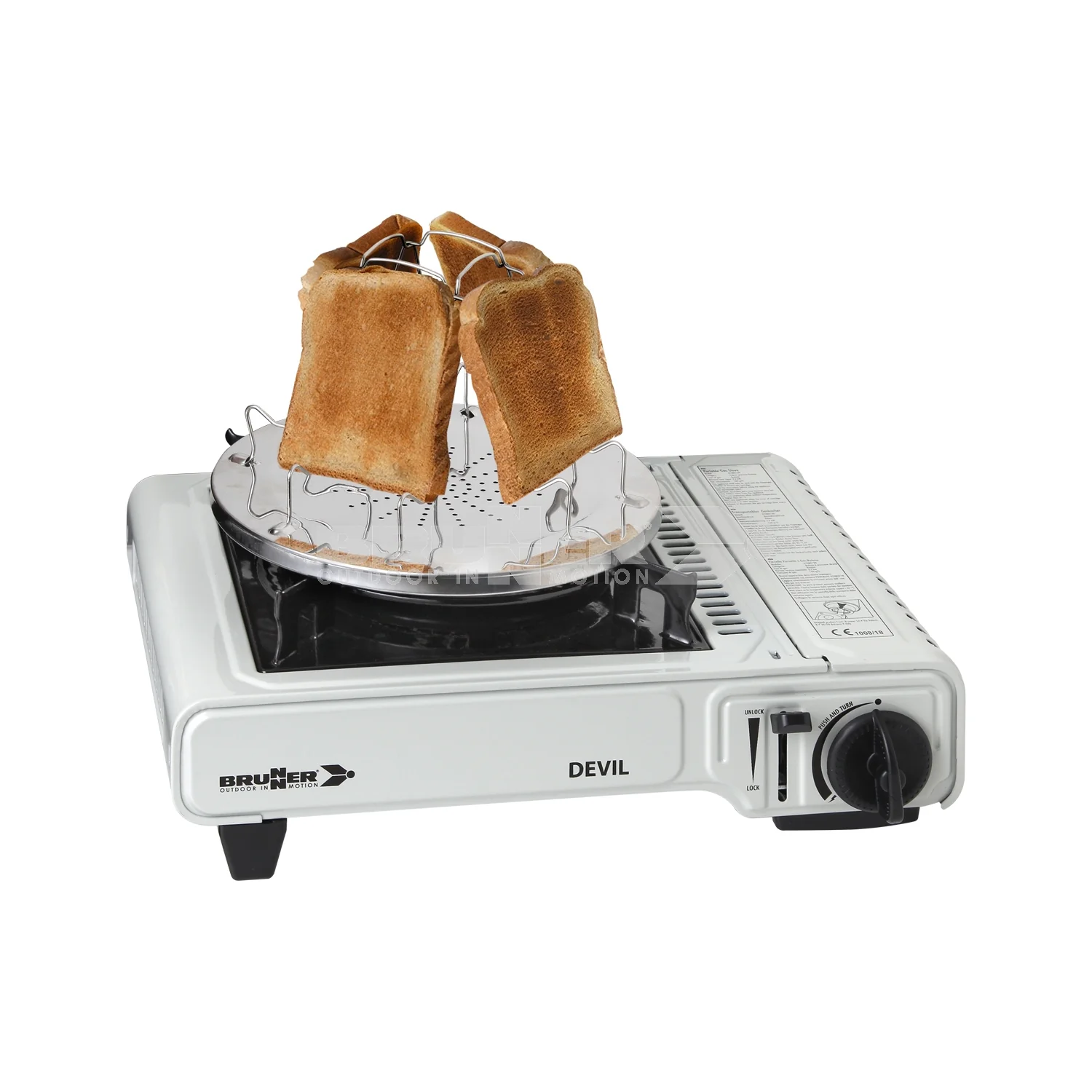 BRUNNER TOASTER Griglia tostapane pieghevole per fornelli a gas - Image 2