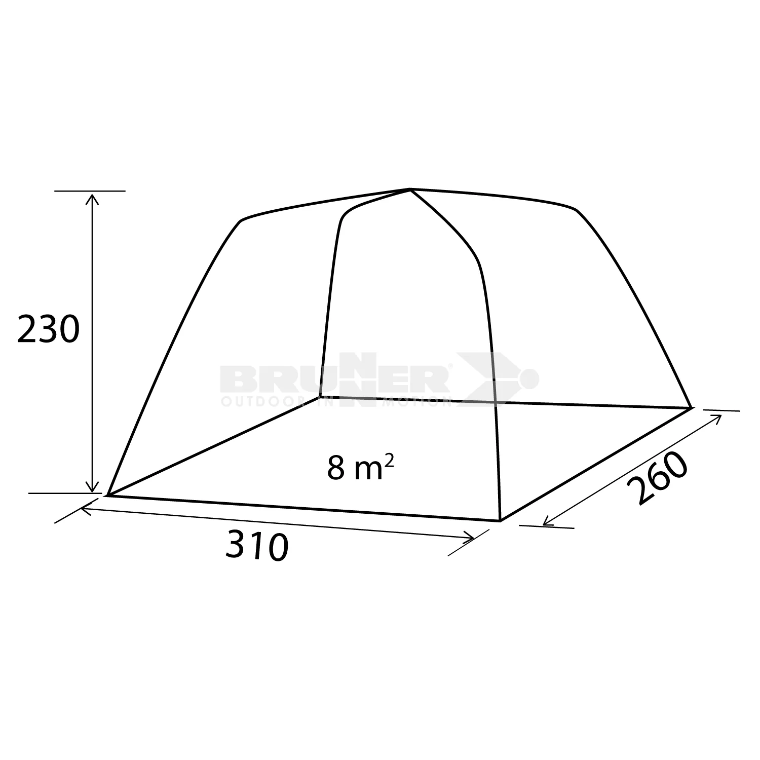 BRUNNER TROUPER 2.0 Spaziosa tenda per minivan - Image 2