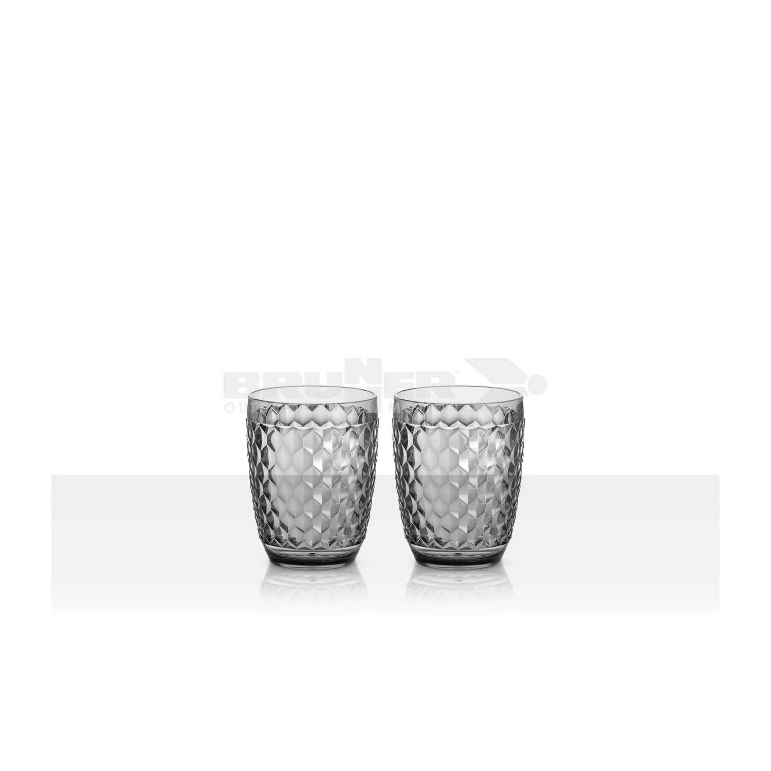 BRUNNER SET WATERGLASS ELEGANTE SET 2 BICCHIERI RESISTENTI - DISPONIBILE IN 2 COLORI - Image 2