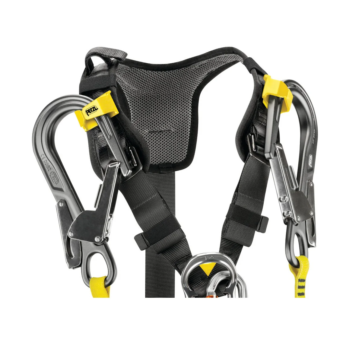 PETZL AVAO BOD FAST Nero/Giallo Taglia 0 - Versione europea Imbracatura anticaduta - Image 3