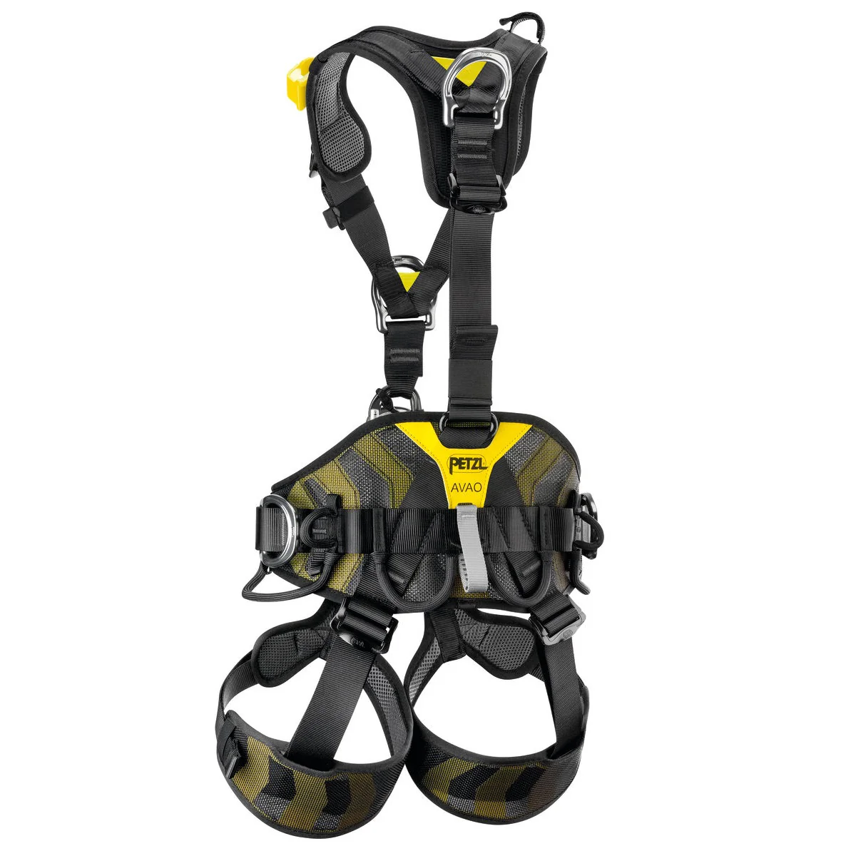PETZL AVAO BOD FAST Nero/Giallo Taglia 0 - Versione europea Imbracatura anticaduta - Image 7