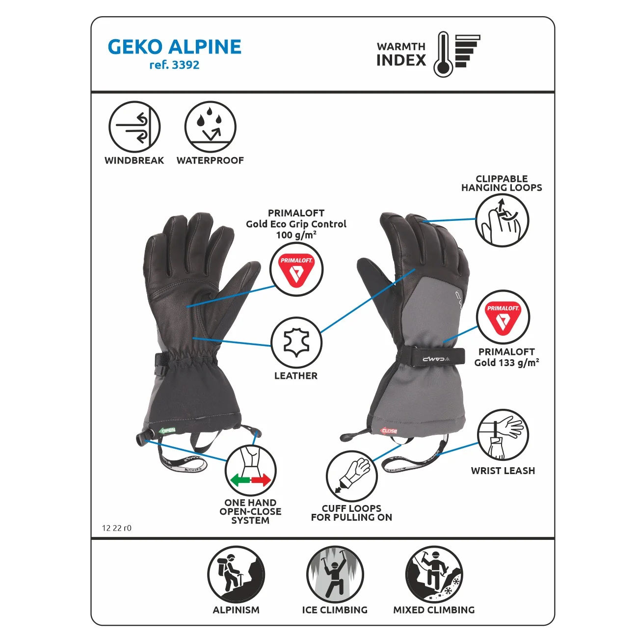 CAMP GEKO ALPINE GUANTO UNISEX - Image 8