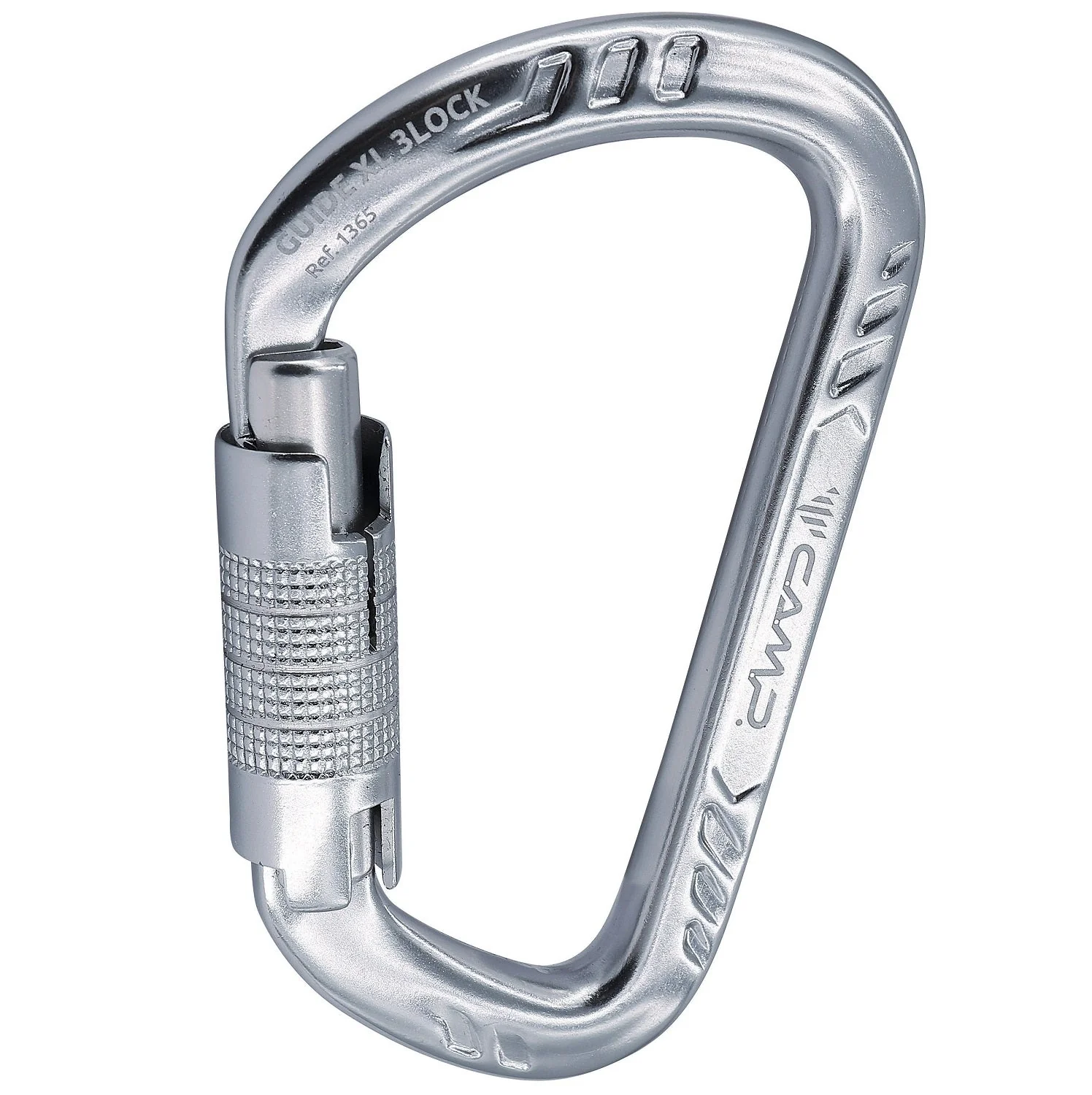 CAMP GUIDE XL 2LOCK Moschettone in lega d'alluminio con chiusura 2LOCK - DISPONIBILE IN 3 COLORI