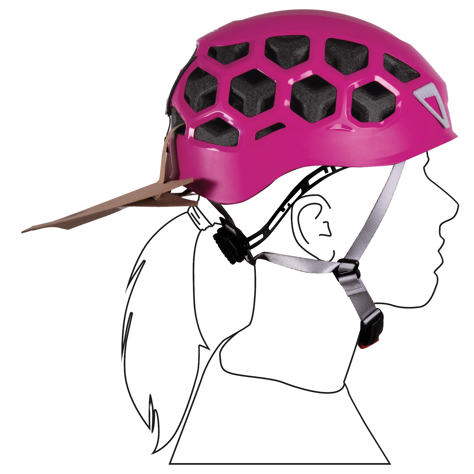 CAMP IKON NOVA CASCO DA ARRAMPICATA E ALPINISMO VERSIONE DONNA - Image 4