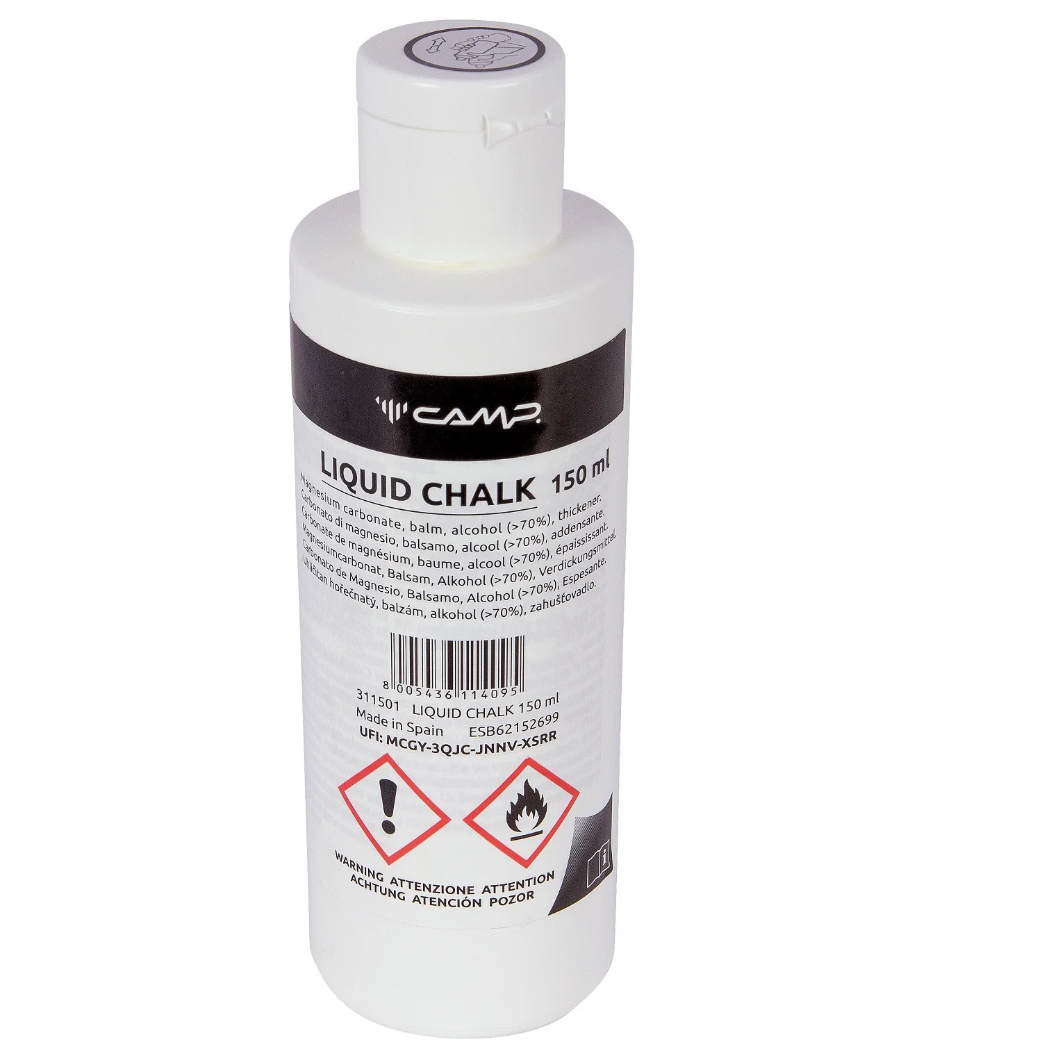 CAMP LIQUID CHALK 150ml MAGNESITE LIQUIDA AD ASCIUGATURA RAPIDA - Image 2